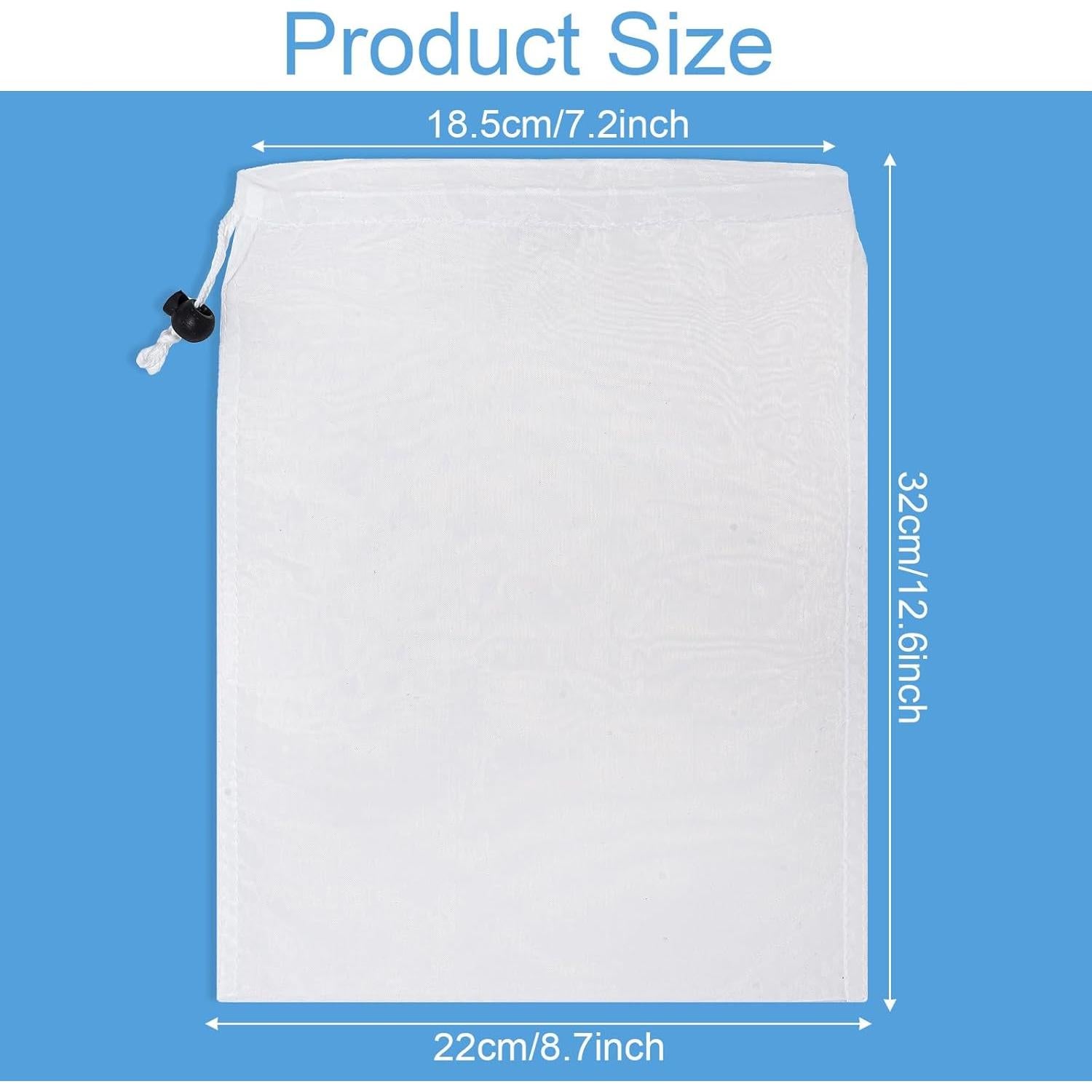 Juego de 2 Filtros de Malla para Aspiradora de Piscina Nylon 32cm