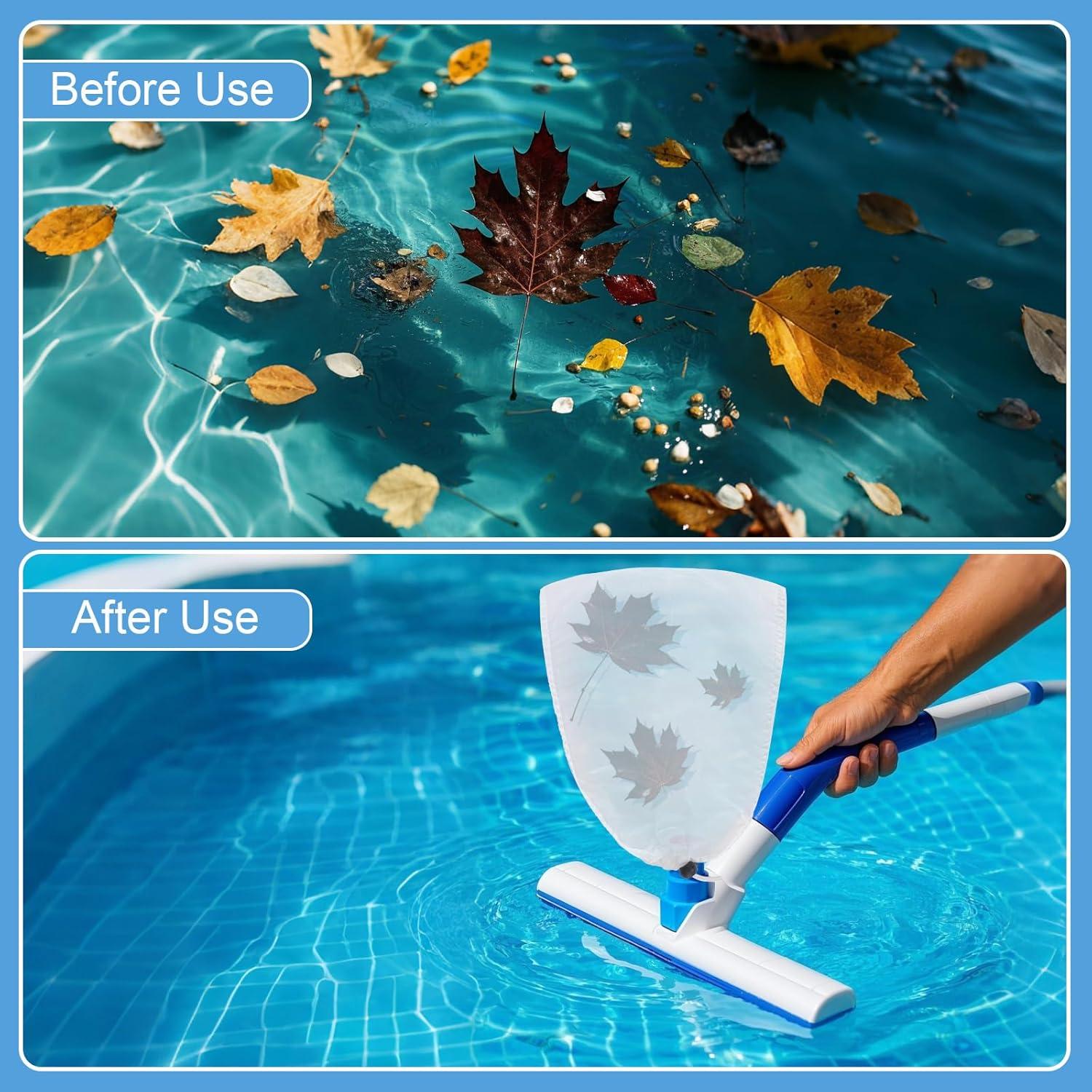 Juego de 2 Filtros de Malla para Aspiradora de Piscina Nylon 32cm