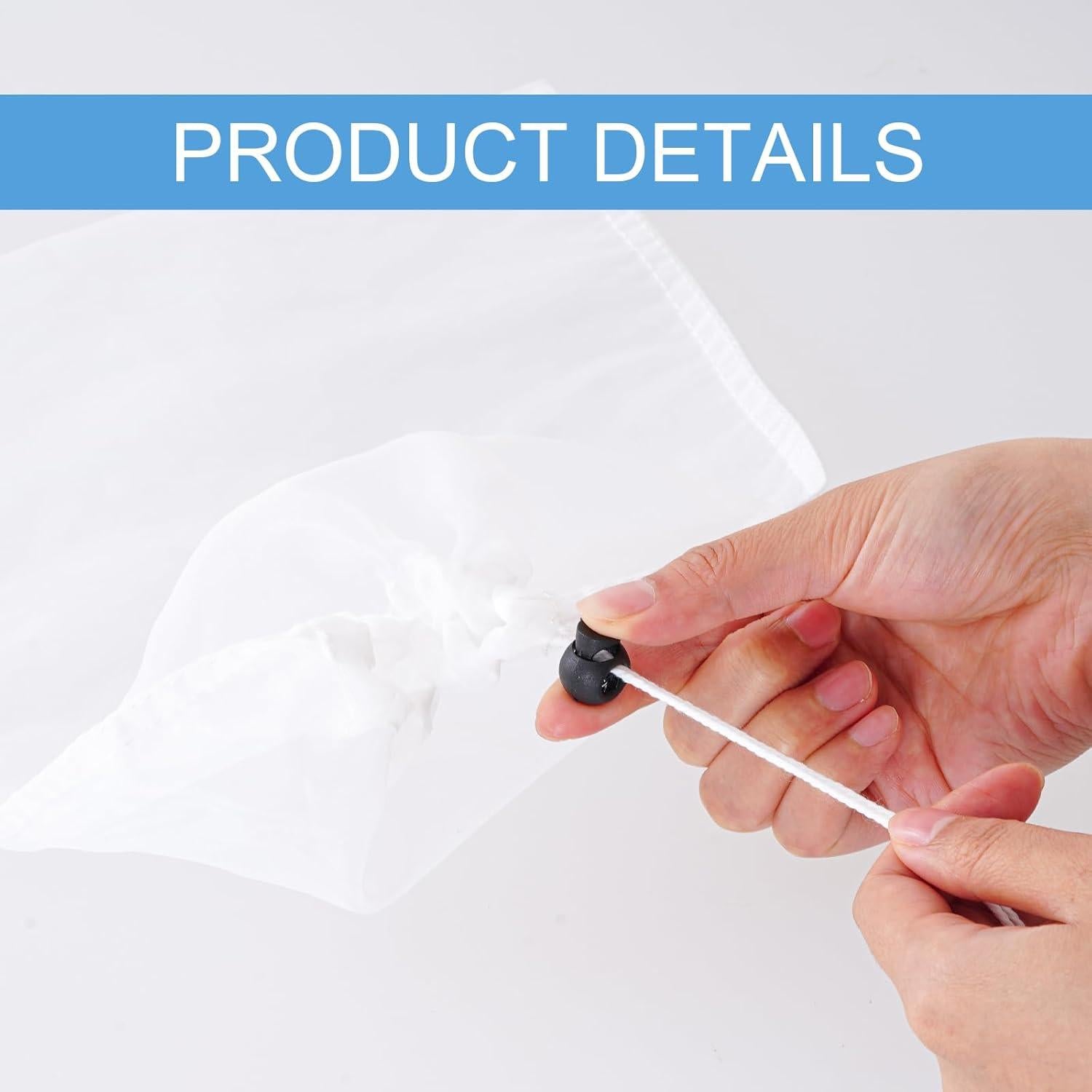 Juego de 2 Filtros de Malla para Aspiradora de Piscina Nylon 32cm