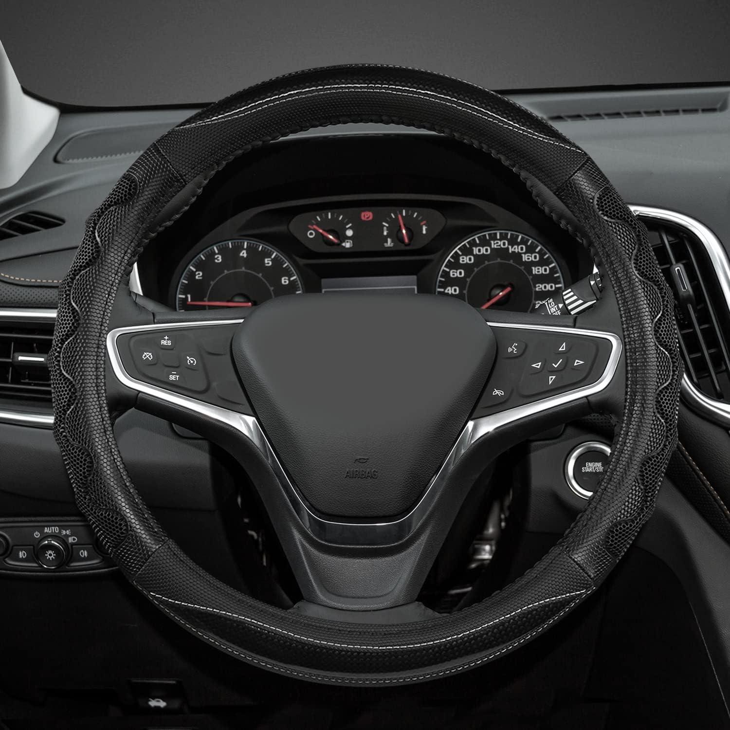 Funda de Volante GIANT PANDA para Chevy 14.5-15" Negro