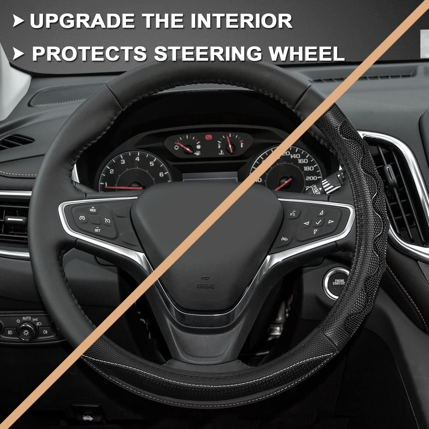 Funda de Volante GIANT PANDA para Chevy 14.5-15" Negro