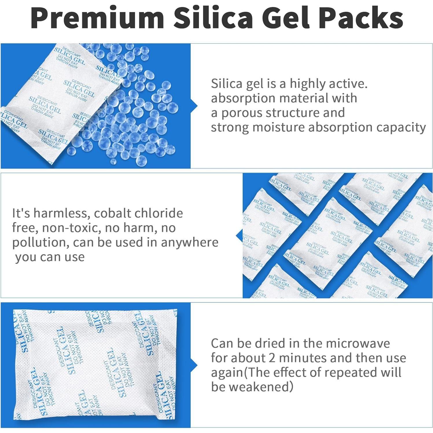 Paquetes de Gel de Sílice 20g - 30 Piezas Deshidratantes