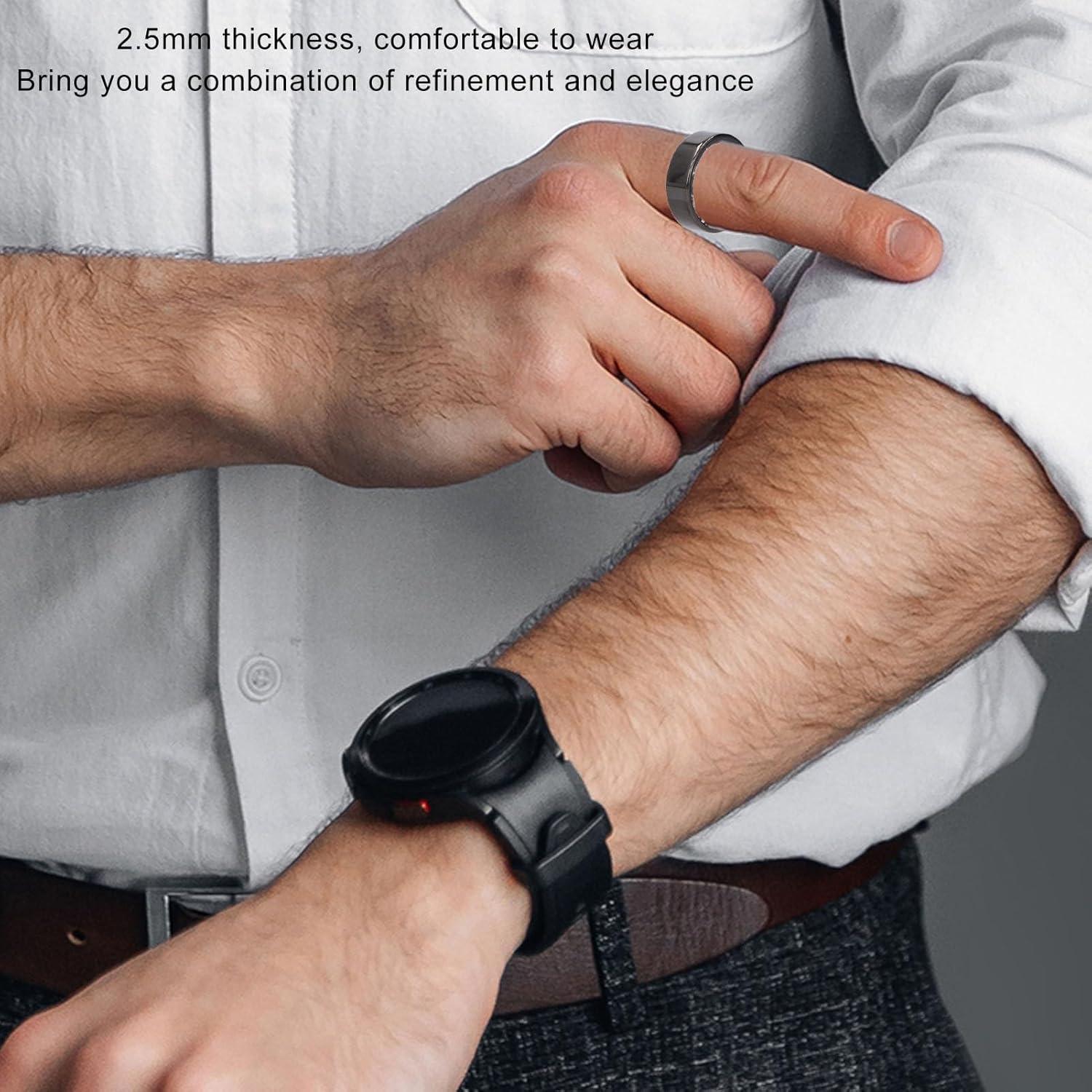 Anillo Inteligente ASHATA 7# Fitness Monitoreo Deportivo IPX8