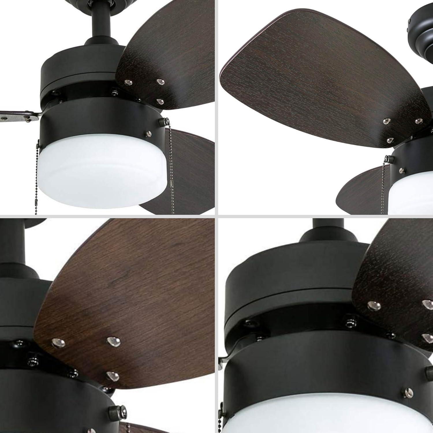 Ventilador de Techo Honeywell Ocean Breeze 76 cm con Luz LED