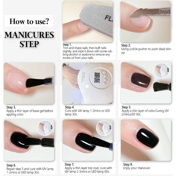 Esmalte de Uñas Gel FZANEST Azul Bebé 59g Soak Off UV/LED