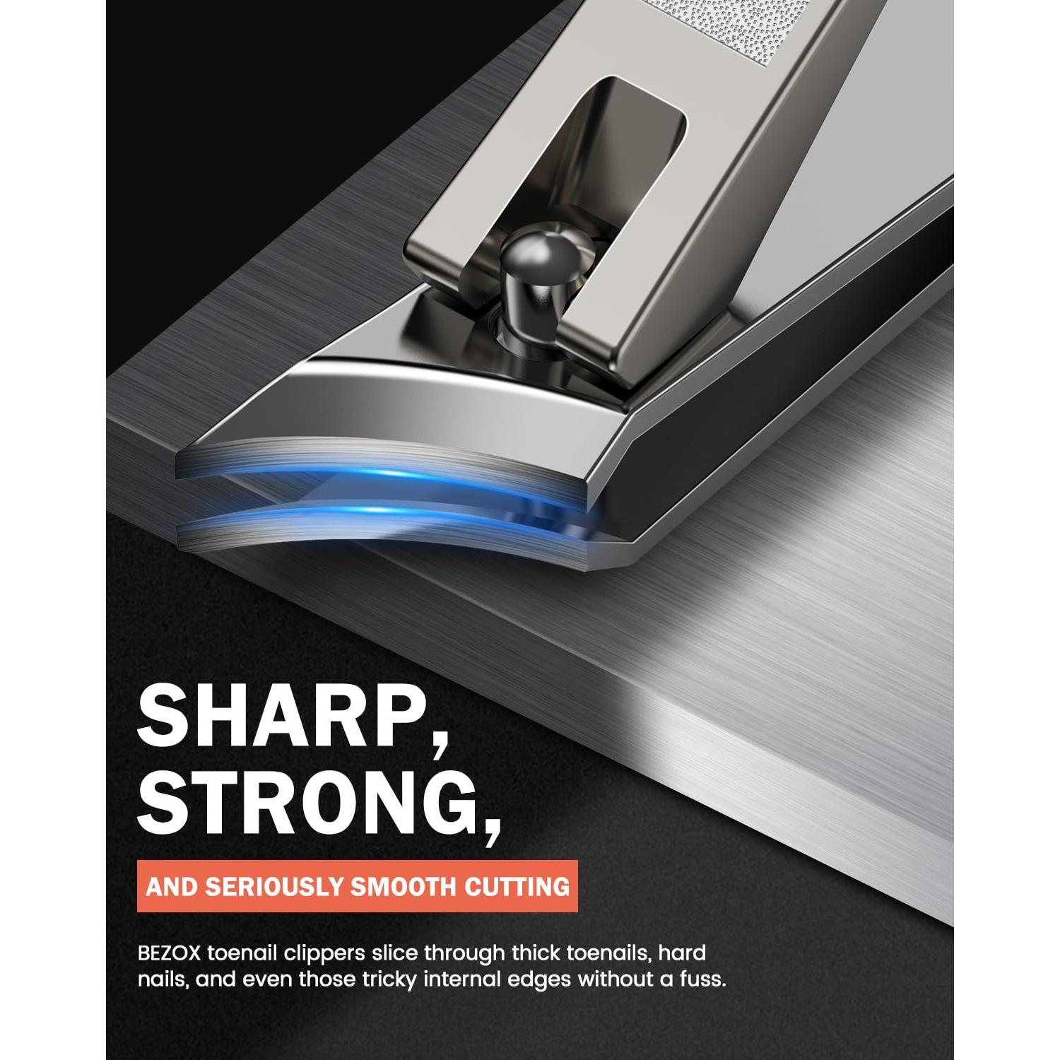 Cortauñas Curvados BEZOX para Uñas Encarnadas - Champagne