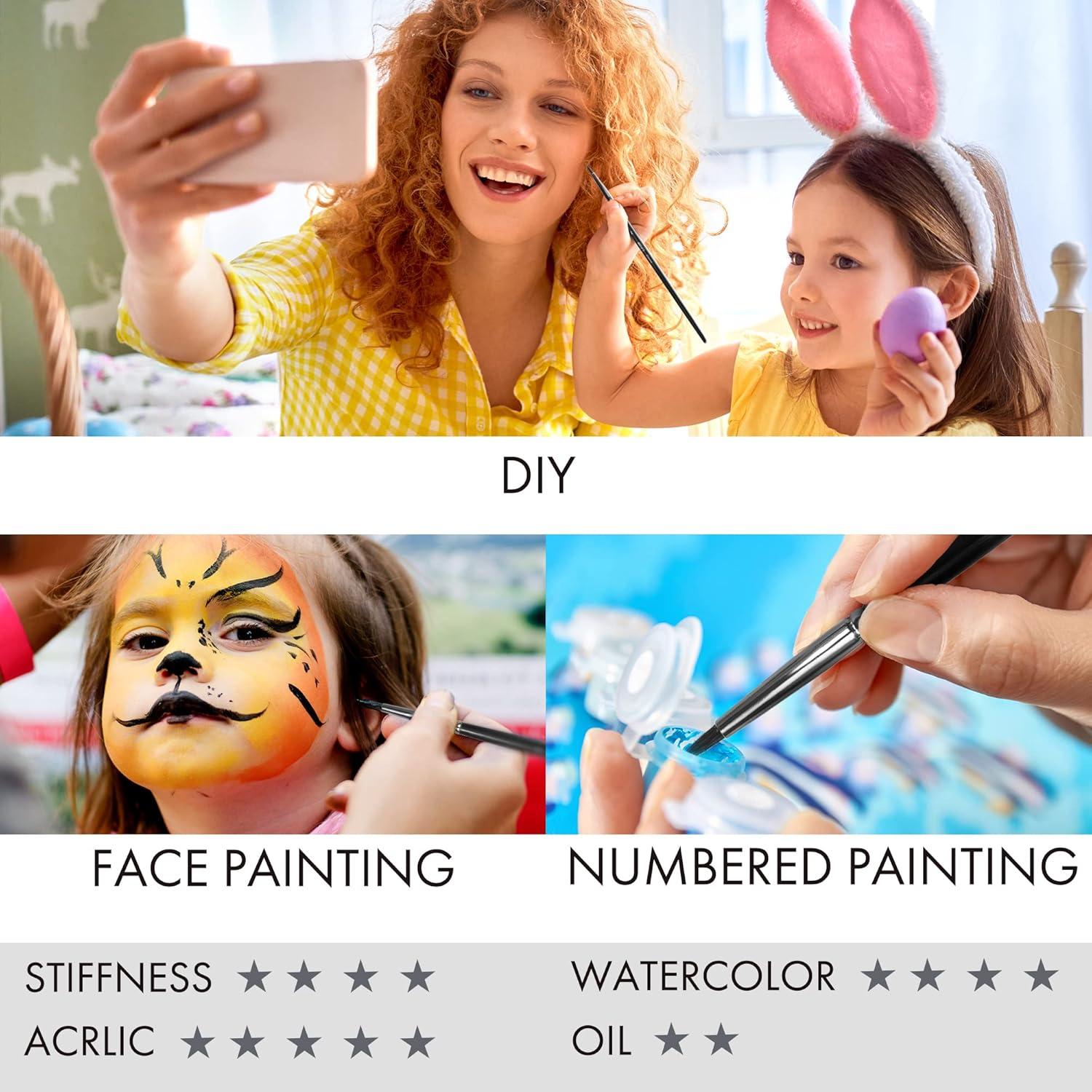 Juego de Pinceles de Acuarela ARTIFY 12 Piezas Nylon