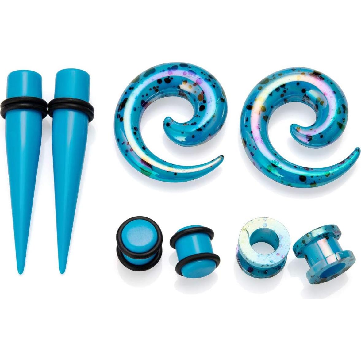 Kit de Estiramiento de Orejas 64 Piezas Acrílico JDXN