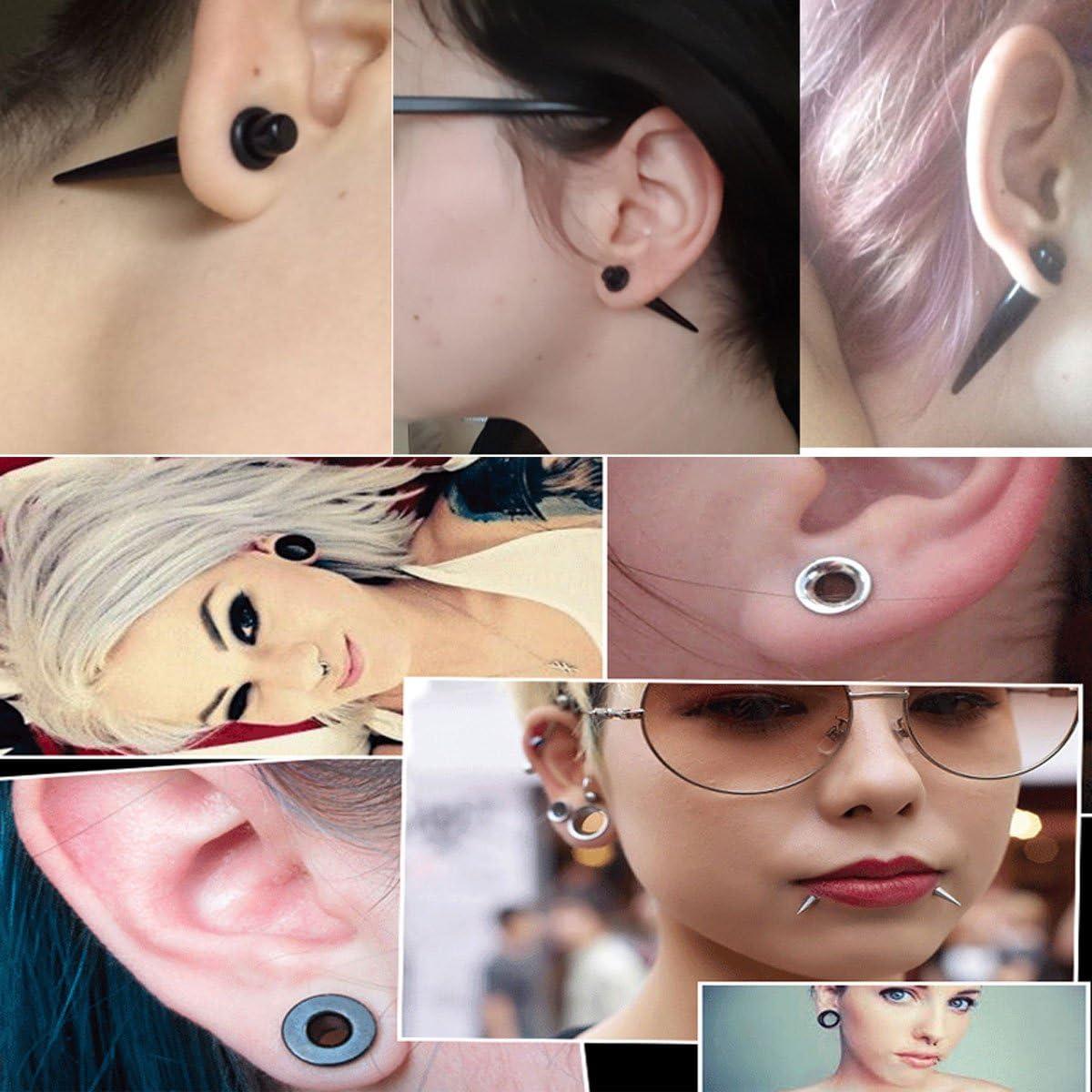 Kit de Estiramiento de Orejas 64 Piezas Acrílico JDXN