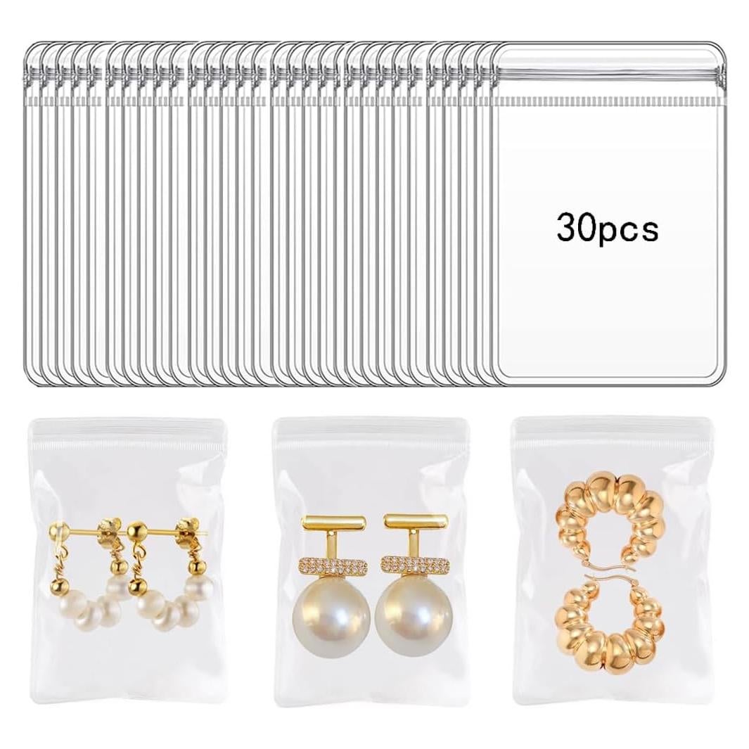 30 Bolsas de Almacenamiento de Joyería Croshuki 5.84x7.87 cm