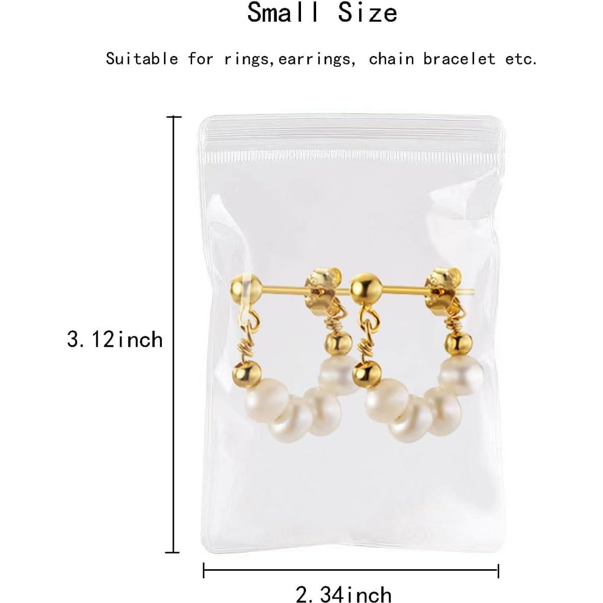 30 Bolsas de Almacenamiento de Joyería Croshuki 5.84x7.87 cm