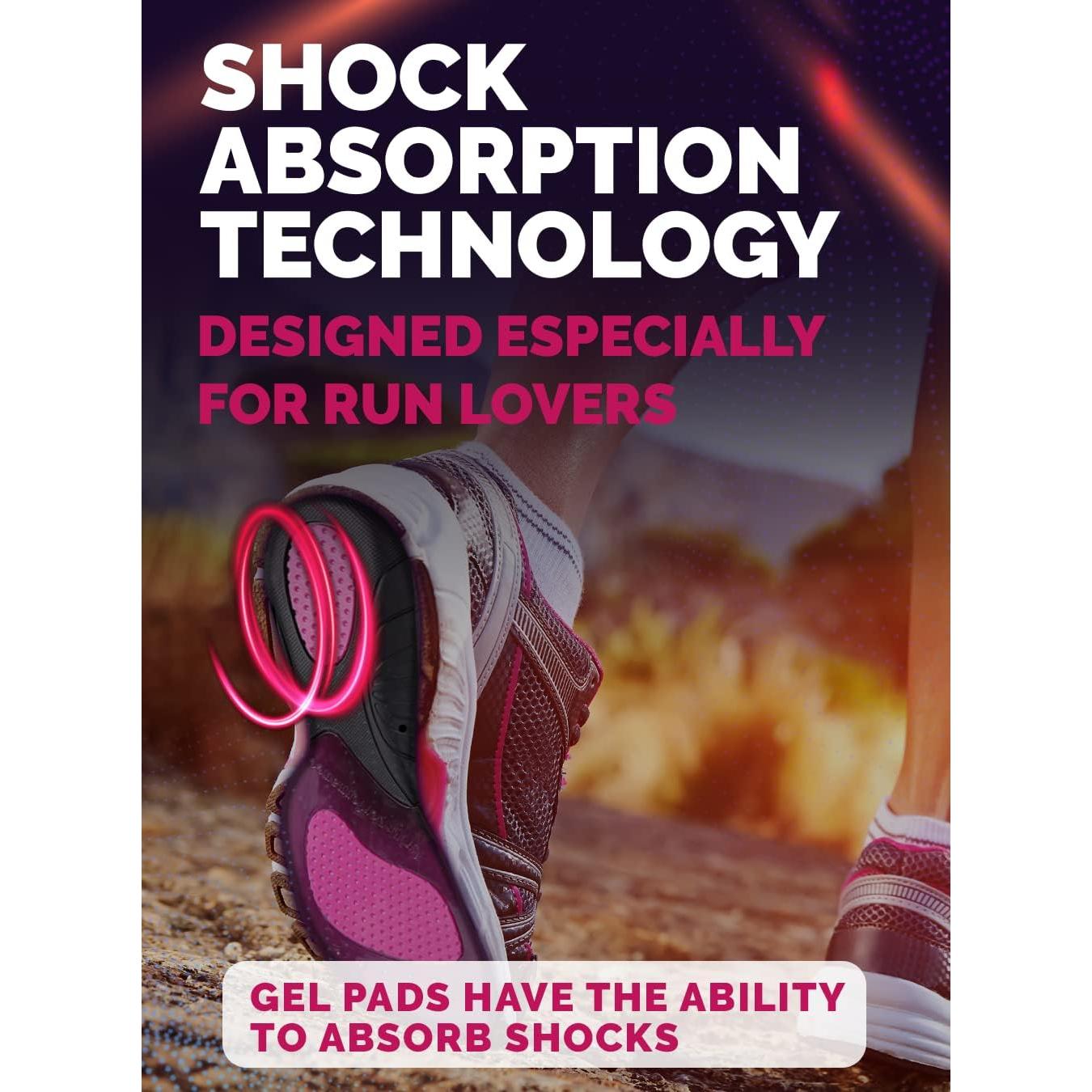 Plantillas de Gel CRUVHEAL para Correr - Ortopédicas XS