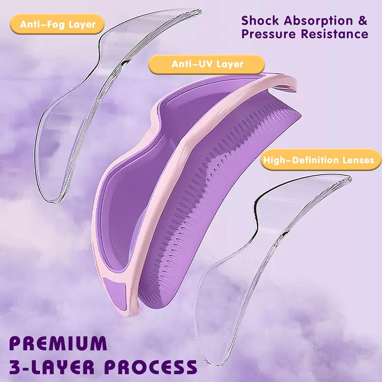 Gafas de Natación Antivaho para Niños 2 Piezas LYBHDAFA