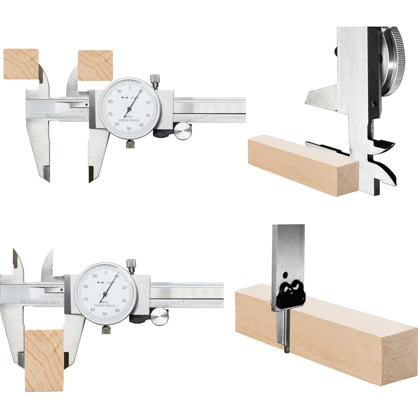 Calibrador de Acero Carbono TEXALAN 0-15.24 cm 4 Vías