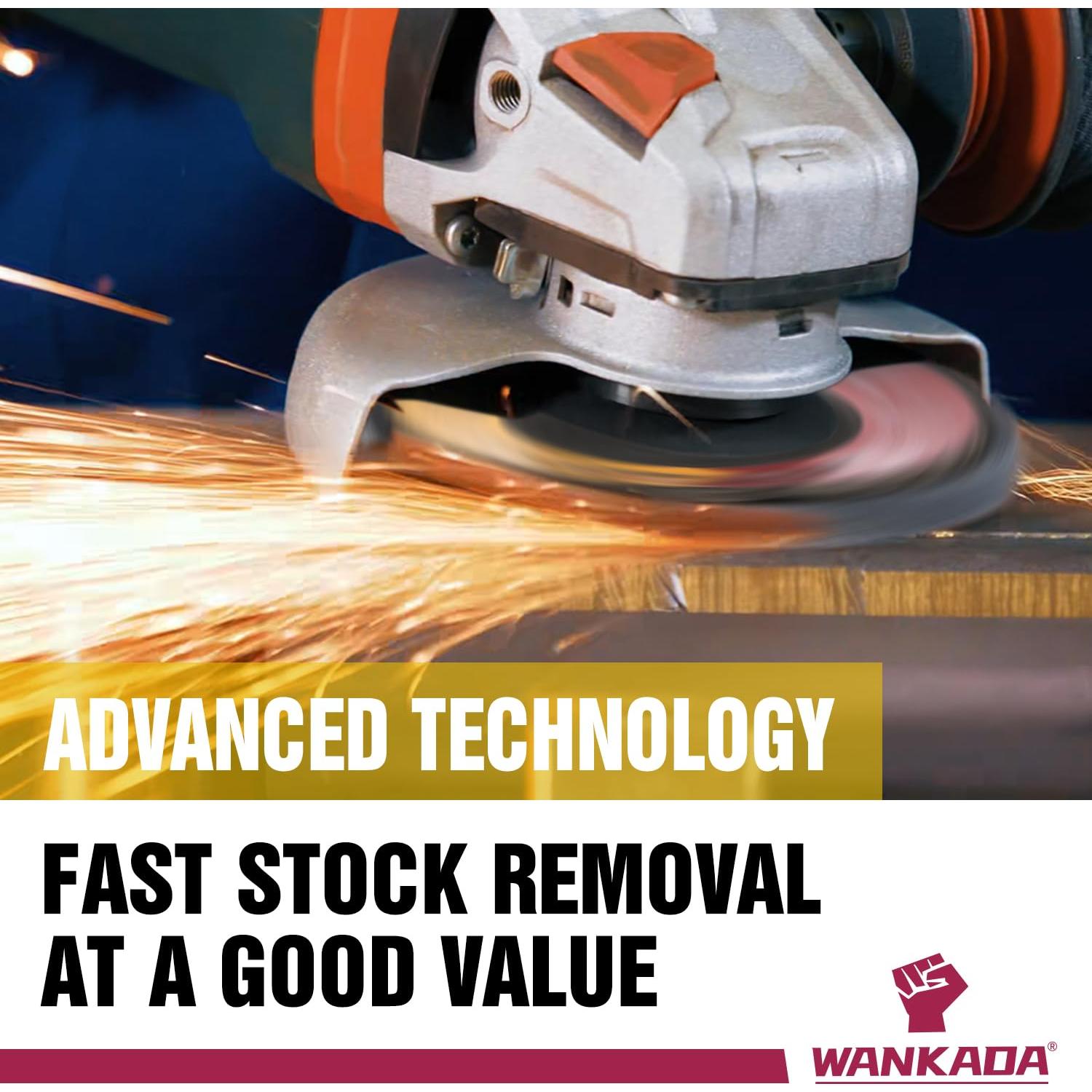 Disco de Lijado Abrasivo WANKADA 40 Granos 11.43 cm x 0.10 cm