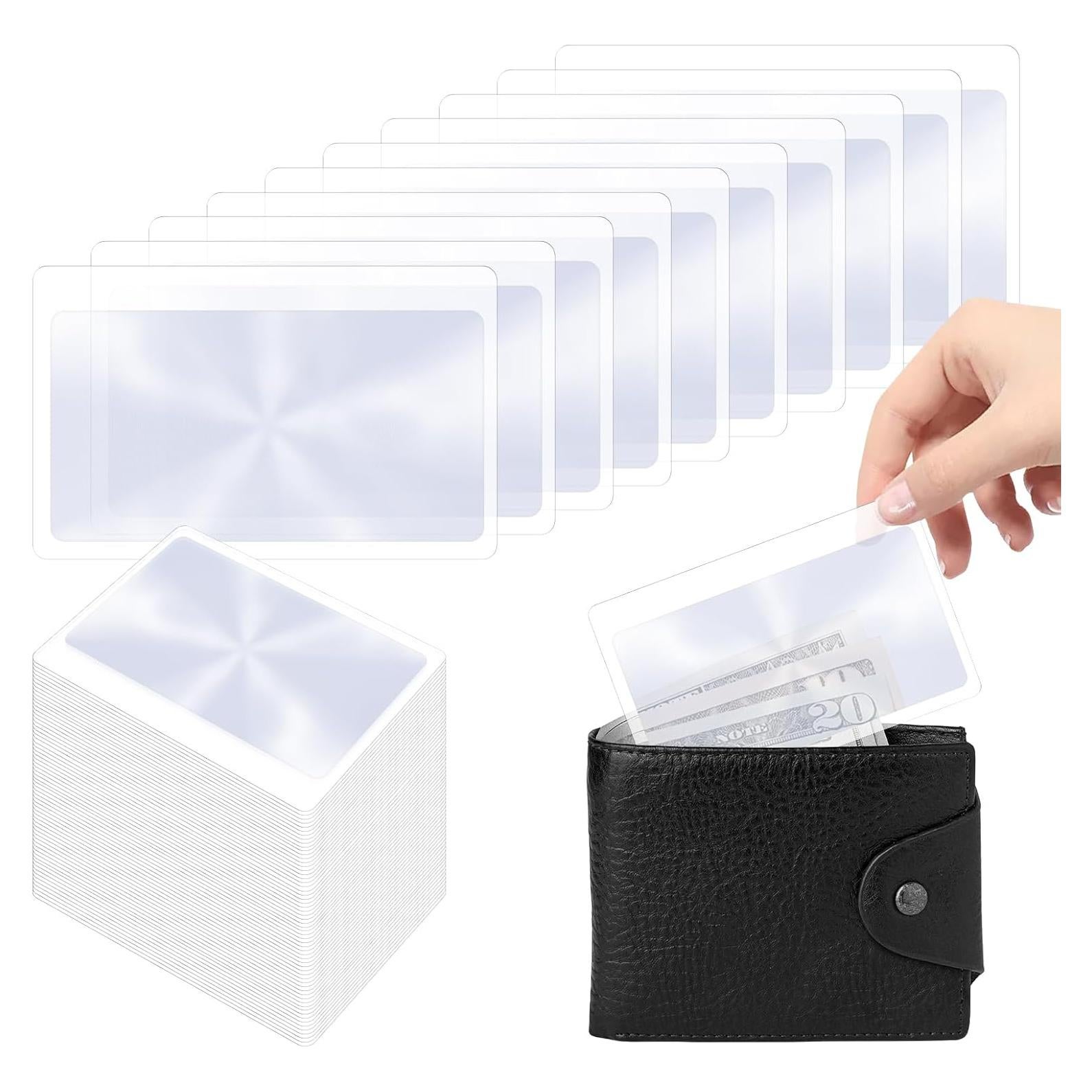 100 Piezas Lentes de Aumento Liobelon Tamaño Tarjeta de Crédito