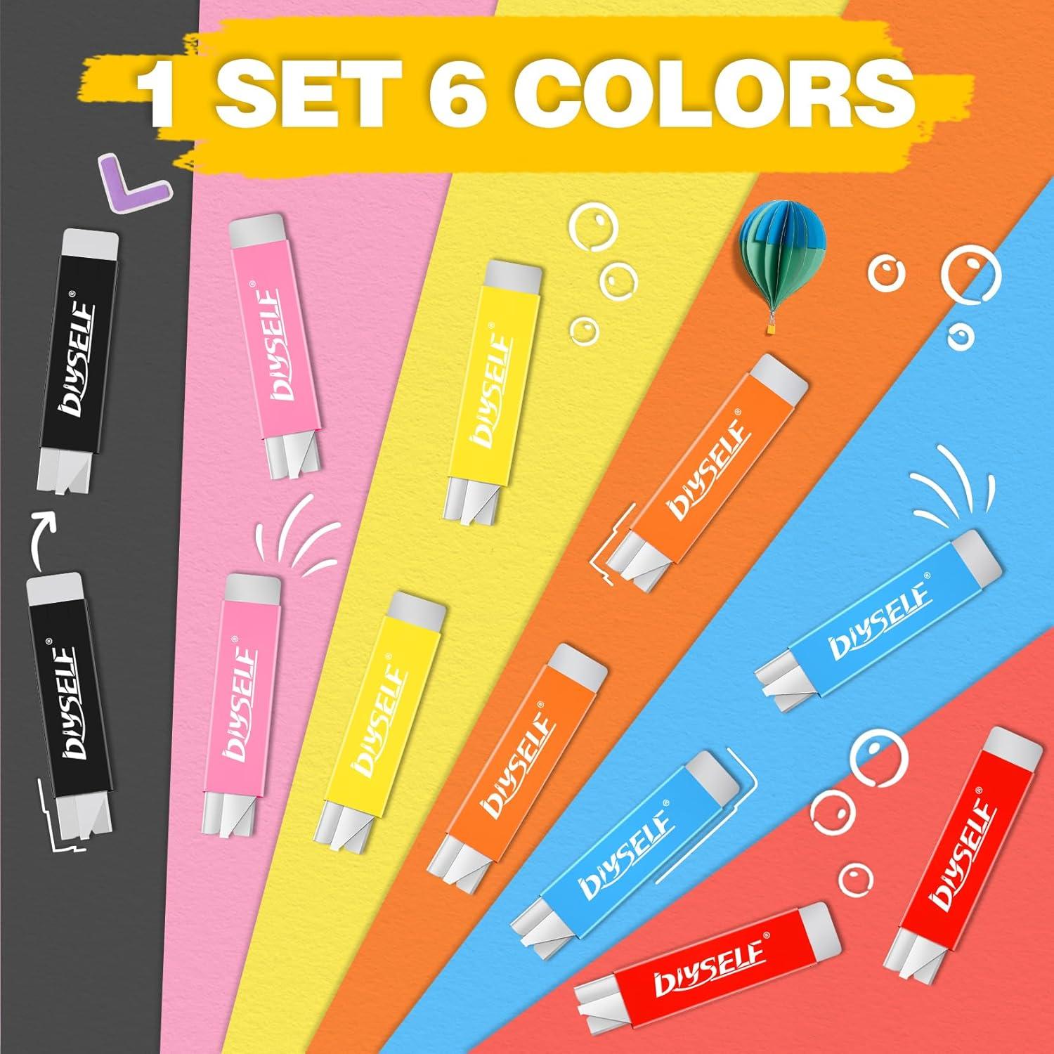 Cortadores de Cajas Retráctiles DIYSELF - Paquete de 12 Multicolor