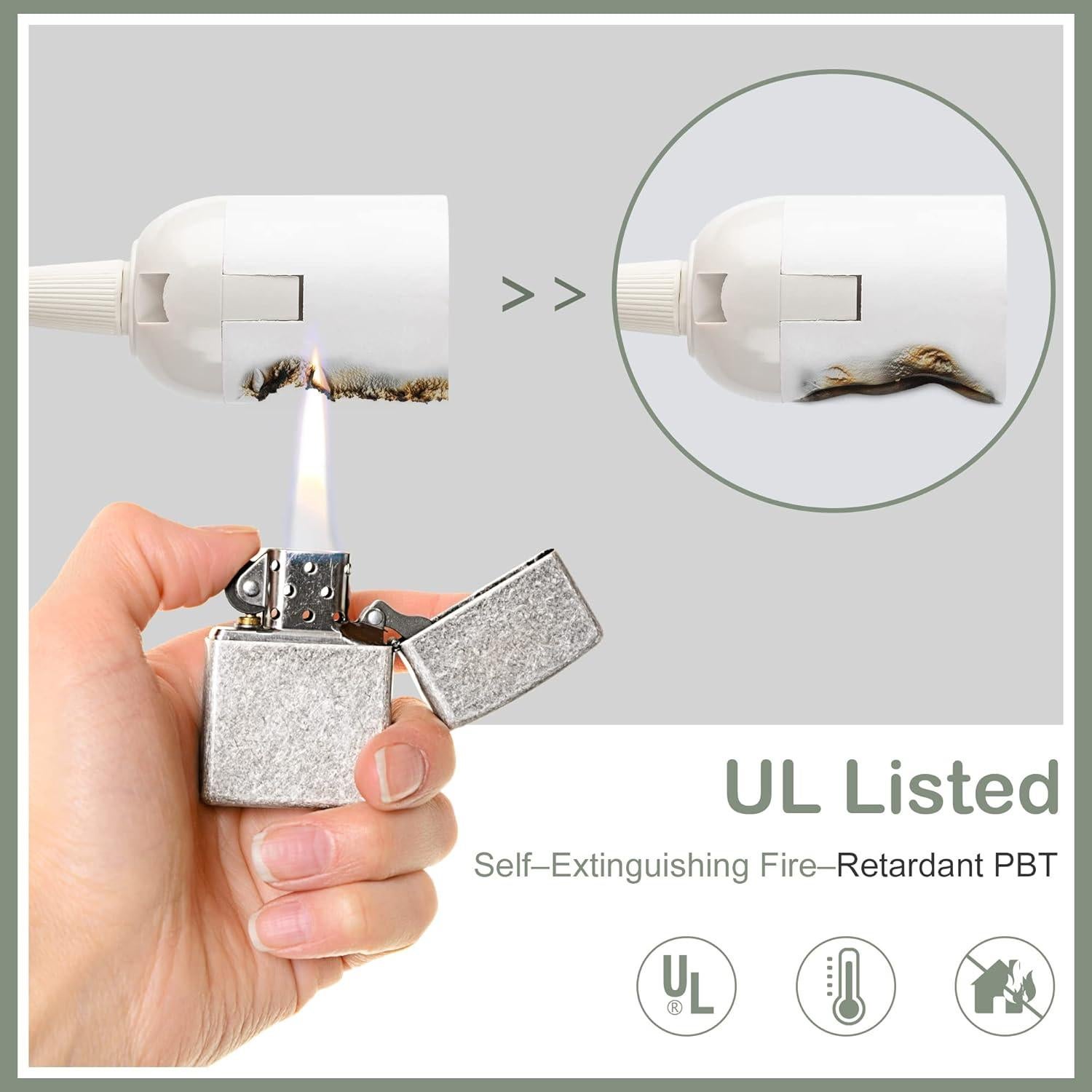 Cable de Lámpara Colgante Extensible JACKYLED 3.66m E26/E27