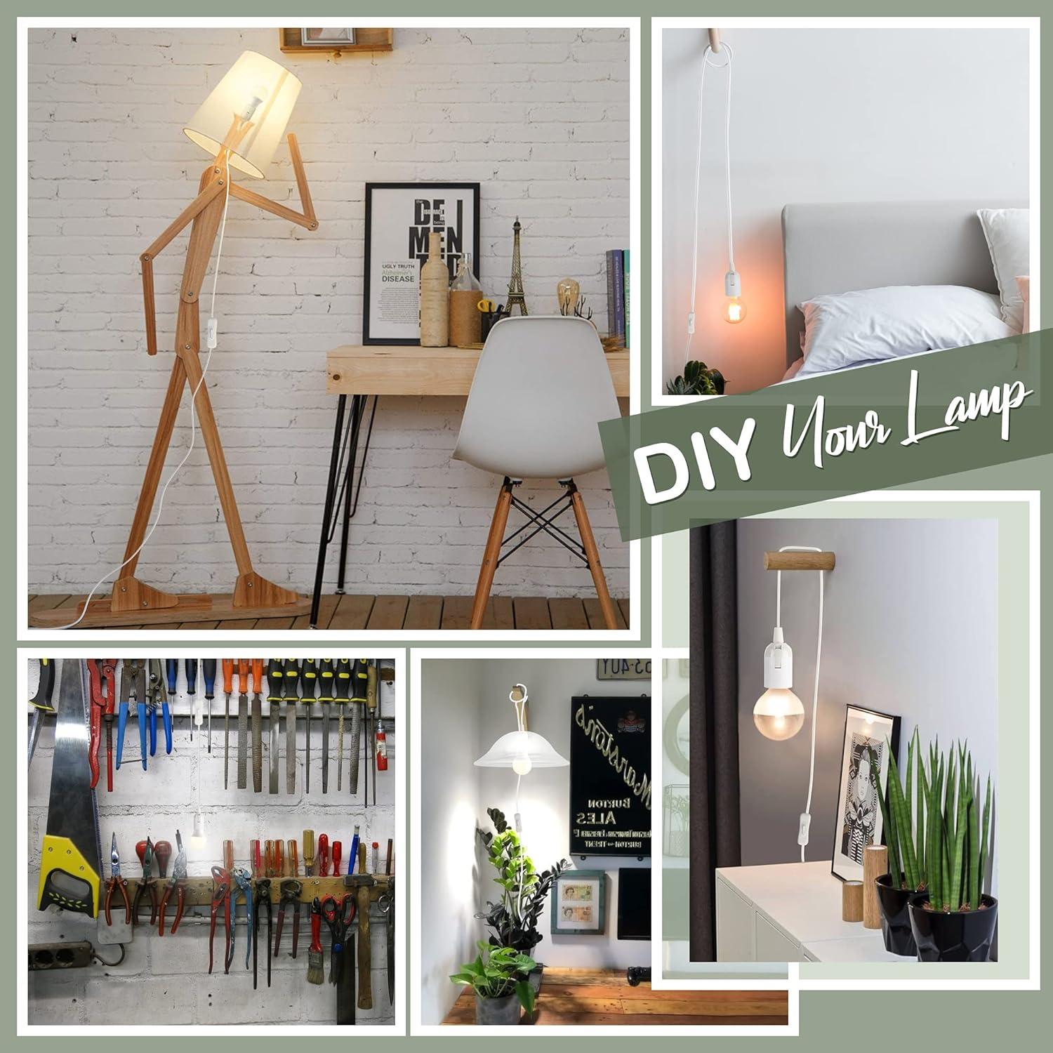 Cable de Lámpara Colgante Extensible JACKYLED 3.66m E26/E27