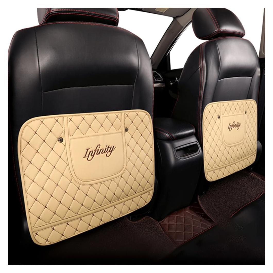 Protector de Asiento Trasero SUTSU QCTJD001 Beige 2 Pack