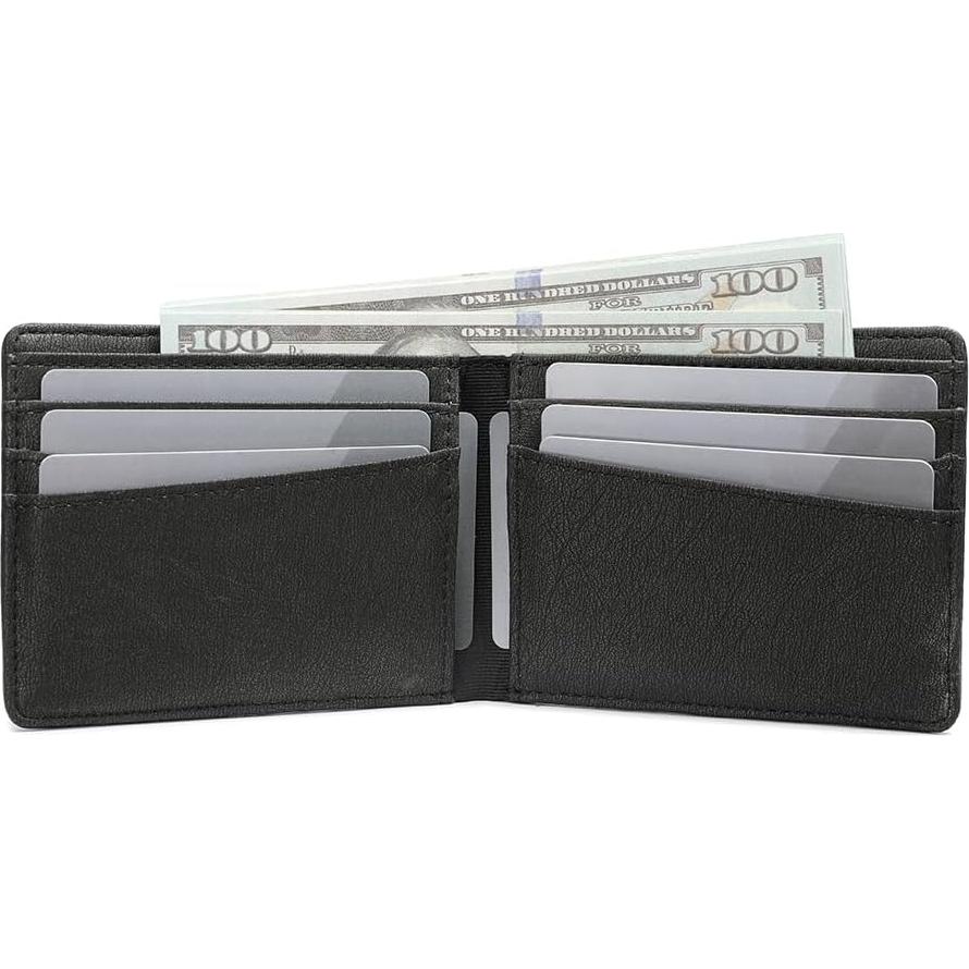 Billetera Bifold Minimalista Lanyani con Bloqueo RFID