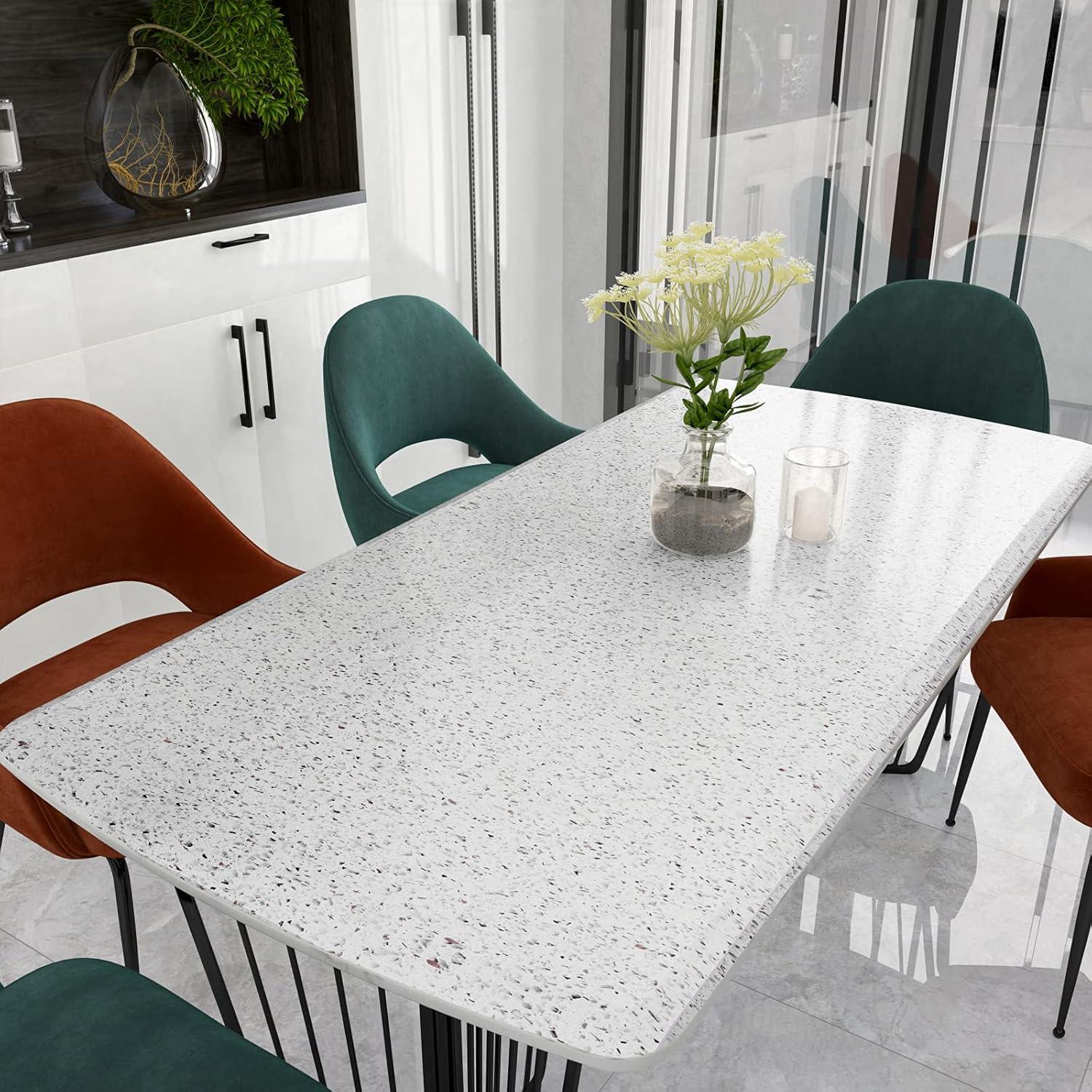 Papel Contacto Autoadhesivo VEELIKE Granito Blanco 1.2m²