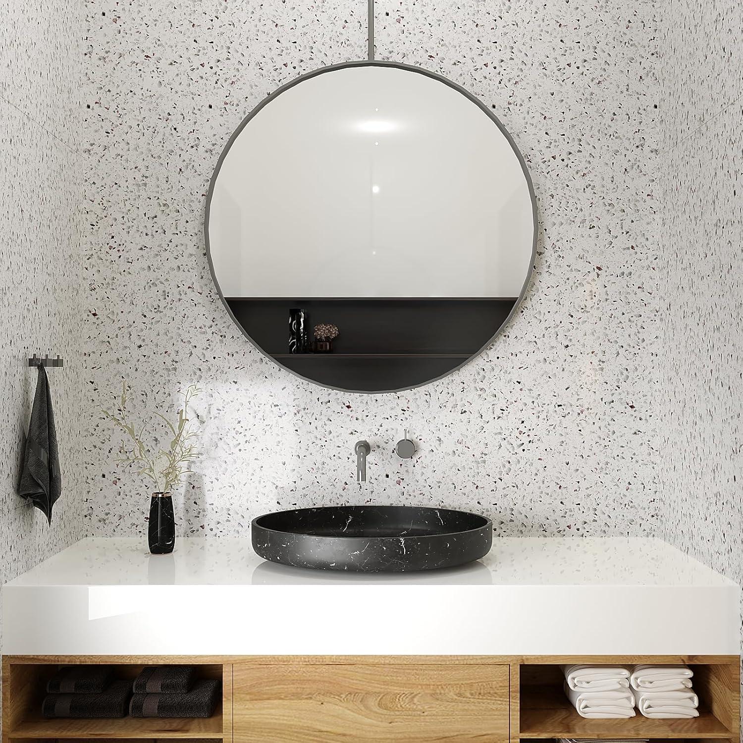 Papel Contacto Autoadhesivo VEELIKE Granito Blanco 1.2m²