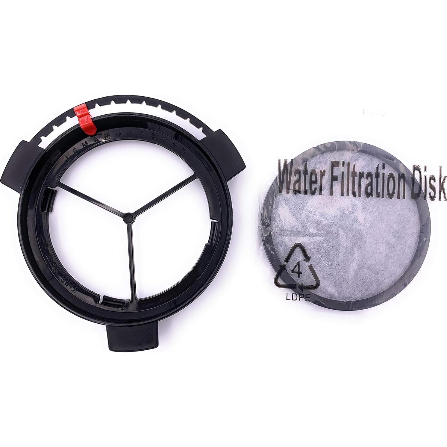 Filtro de Agua Mr. Coffee WF10 - 1 Disco + 1 Marco, 97% Cloro