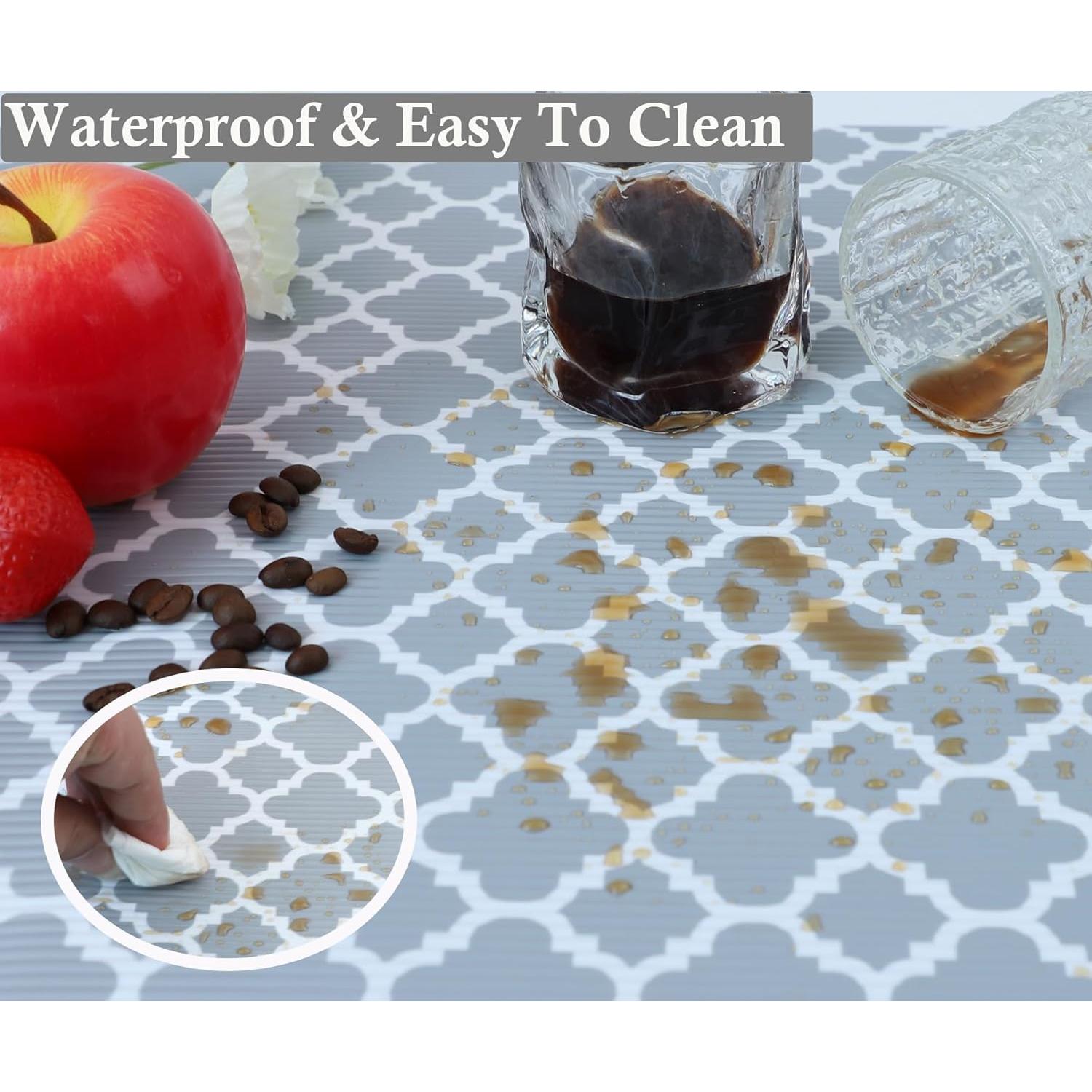 Forro de Estante No Adhesivo GMEPOCH 10cm x 7.32m Impermeable