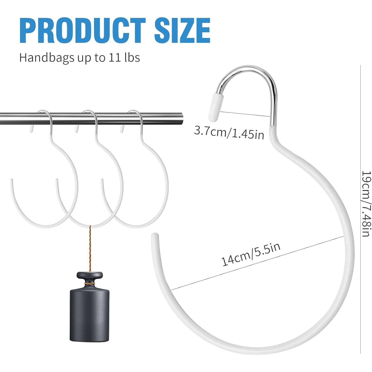 Ganchos para Colgar Corbatas y Bufandas Zreneyfex 5 Piezas