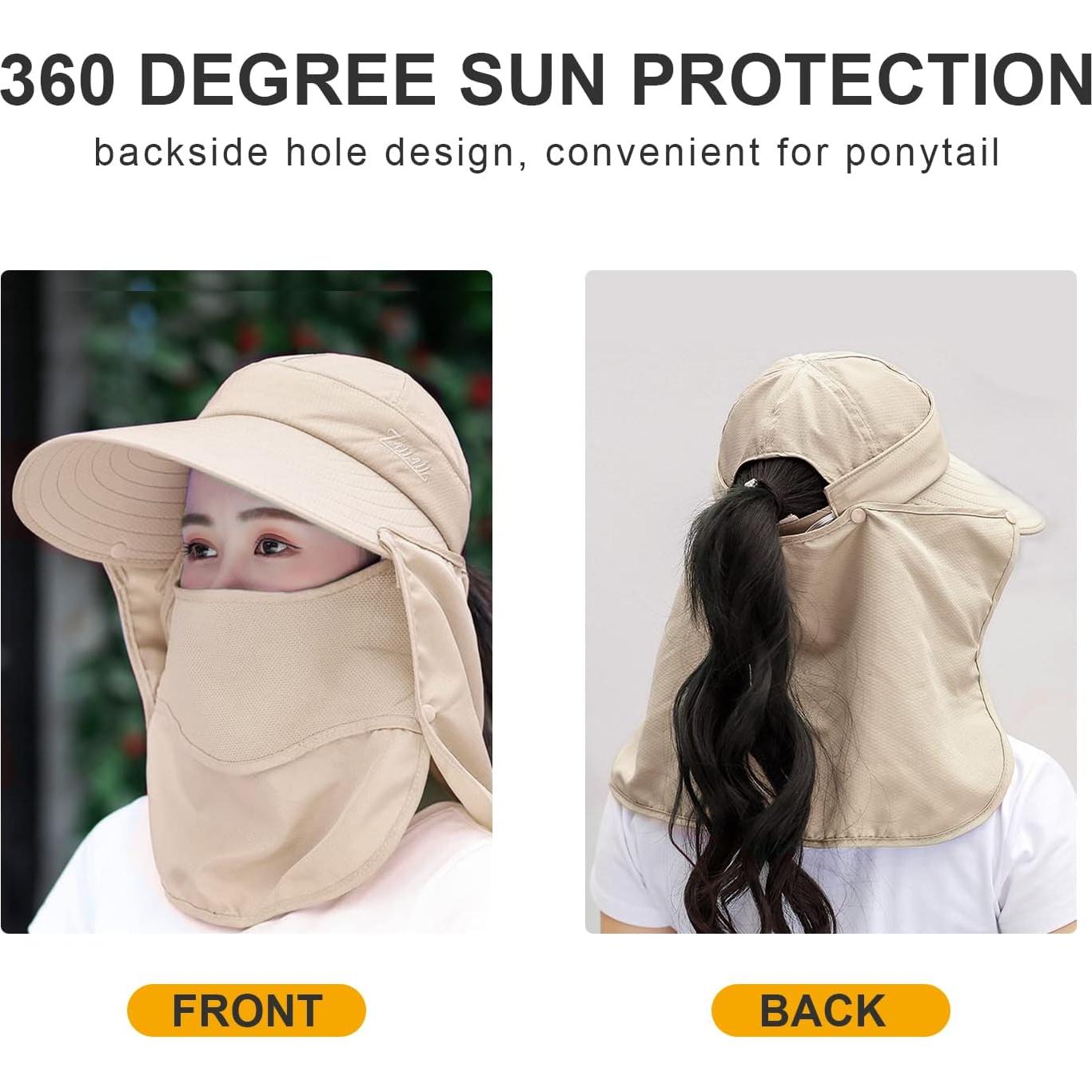 Sombrero de Sol para Mujeres HUAMULAN con Protección UV 50+