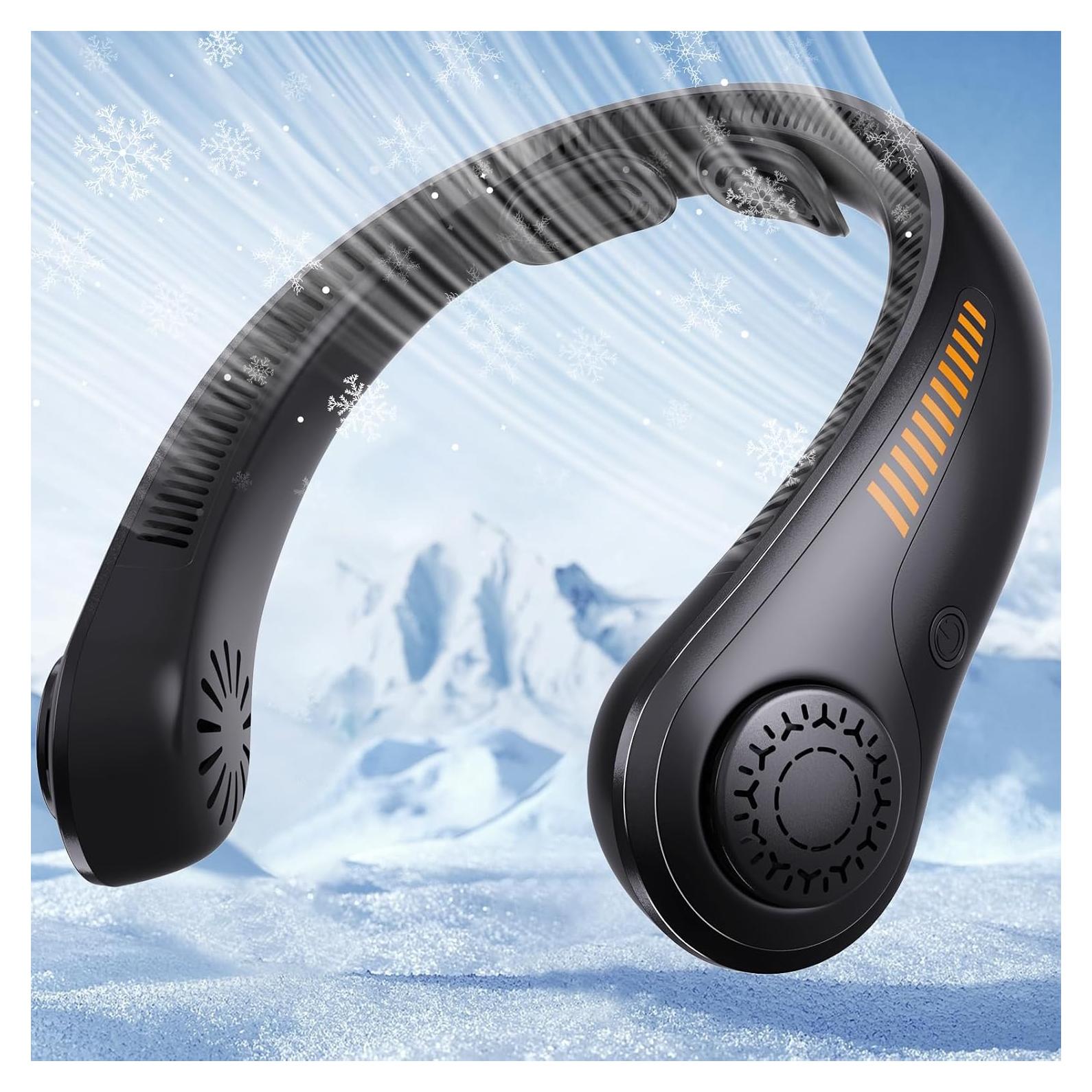 Ventilador de Cuello Portátil UZOPI Recargable 5 Velocidades