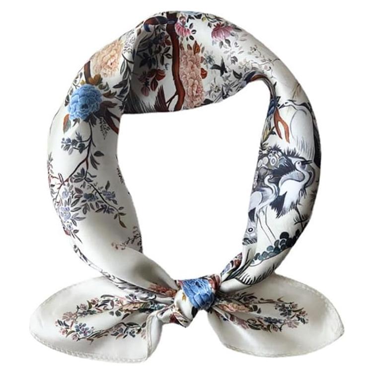 Bufanda de Seda de Morera JERLA 100% 53x53cm para Mujeres