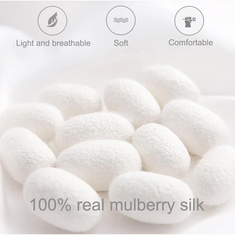 Bufanda de Seda de Morera JERLA 100% 53x53cm para Mujeres