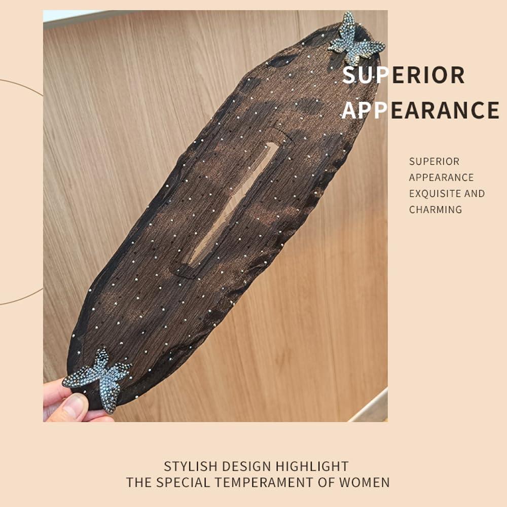 Juego de Clips para Cabello Rugwun 6Pcs con Flores Bordadas