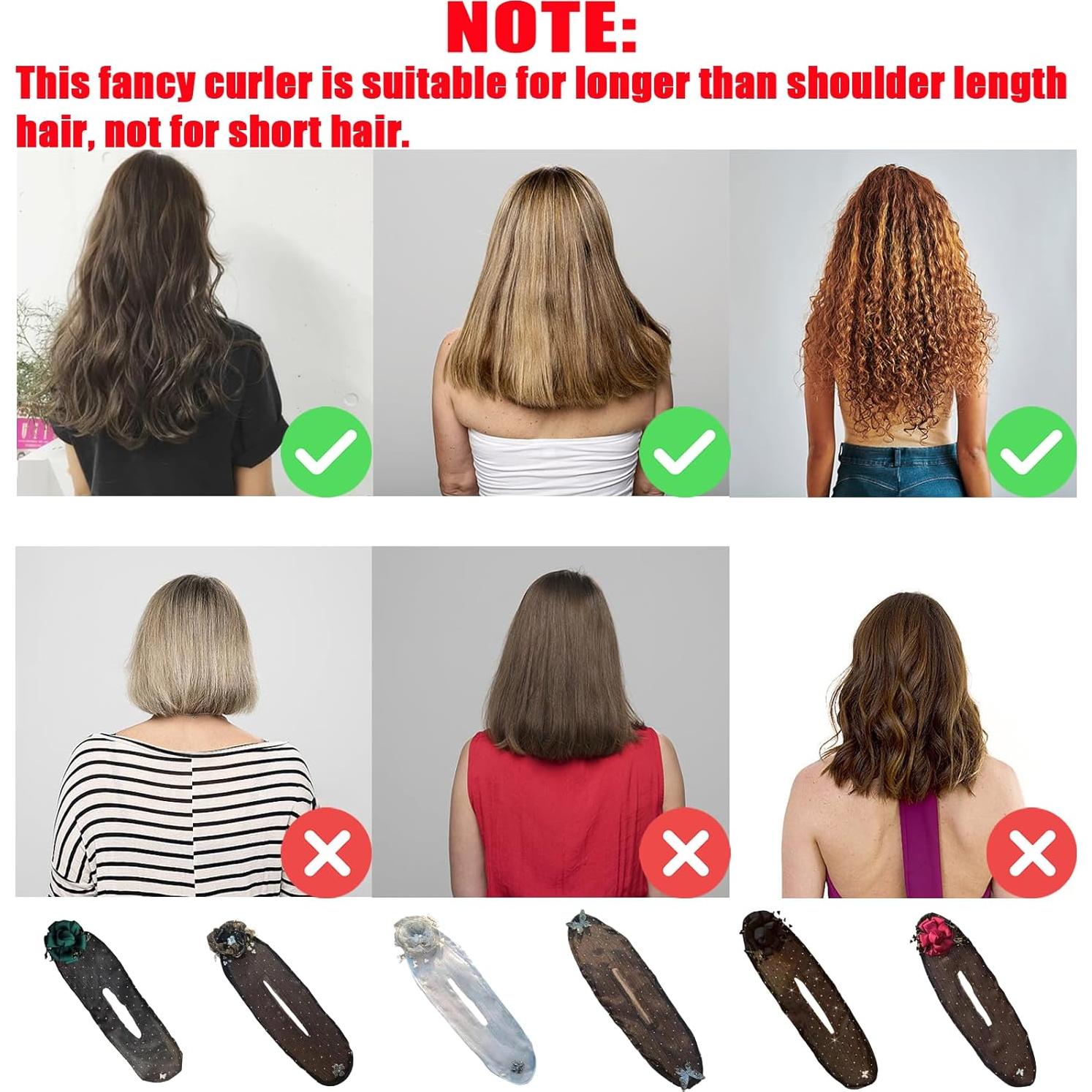 Juego de Clips para Cabello Rugwun 6Pcs con Flores Bordadas