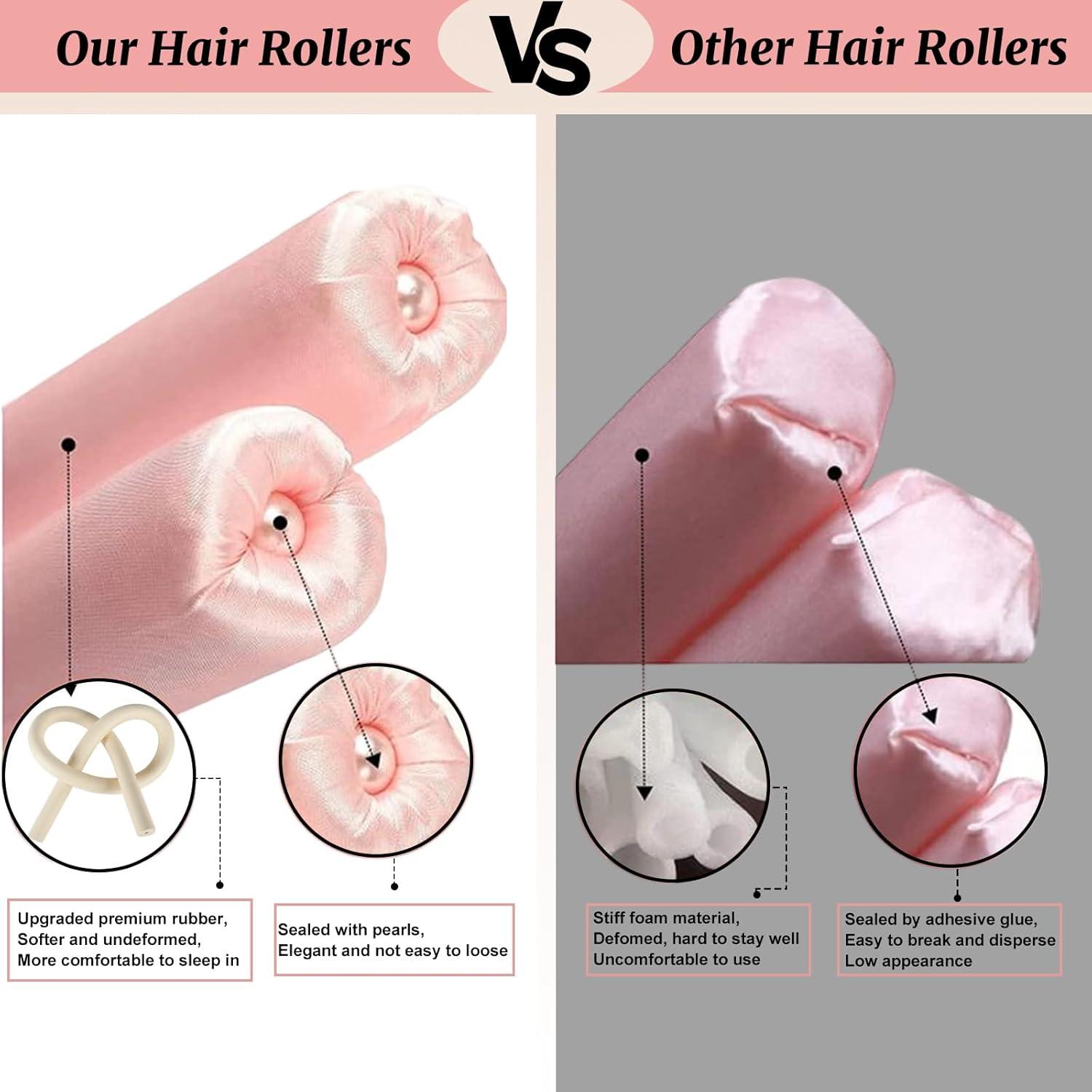 Rulos de Satén Sin Calor para Dormir AUITRONCARE 97.8 cm