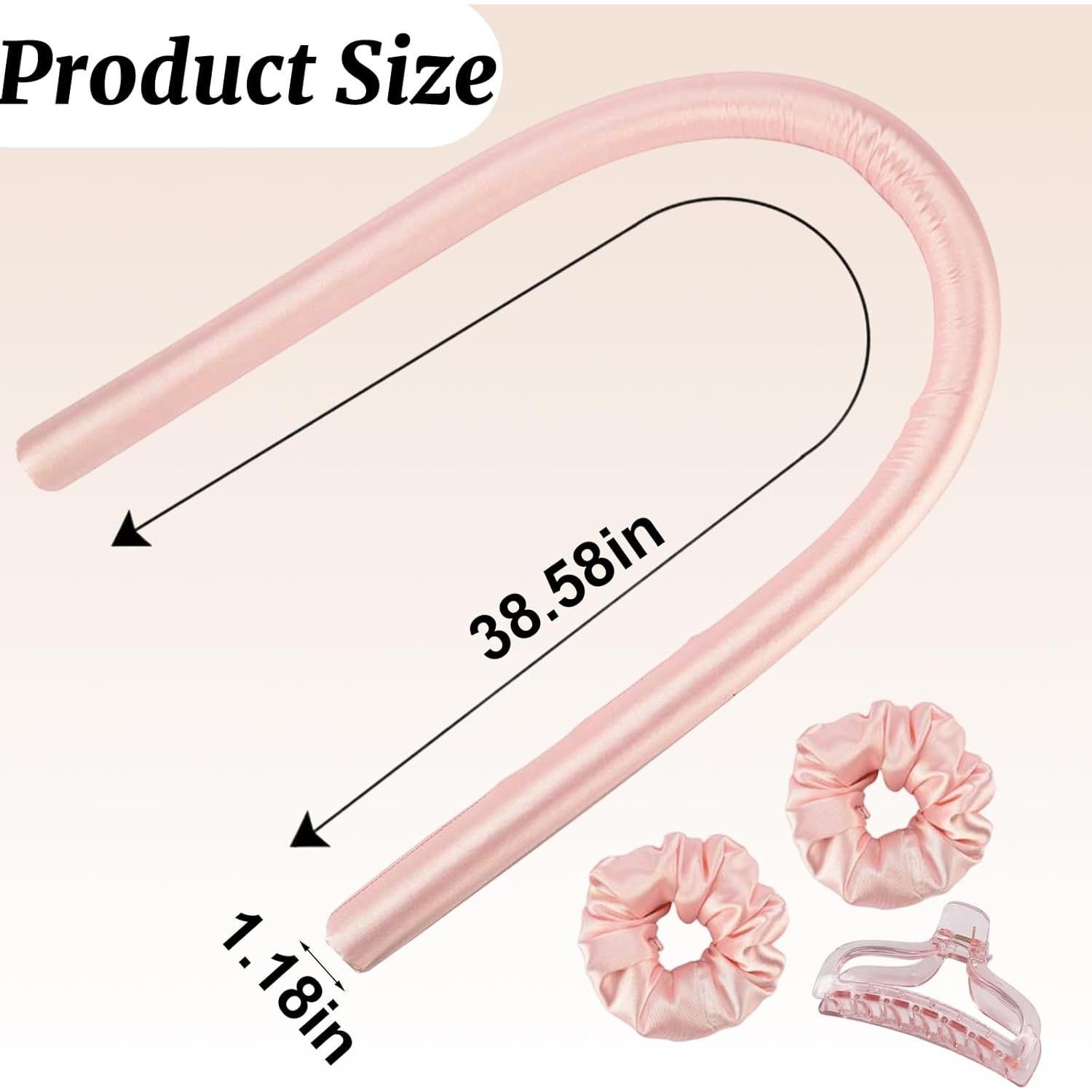 Rulos de Satén Sin Calor para Dormir AUITRONCARE 97.8 cm