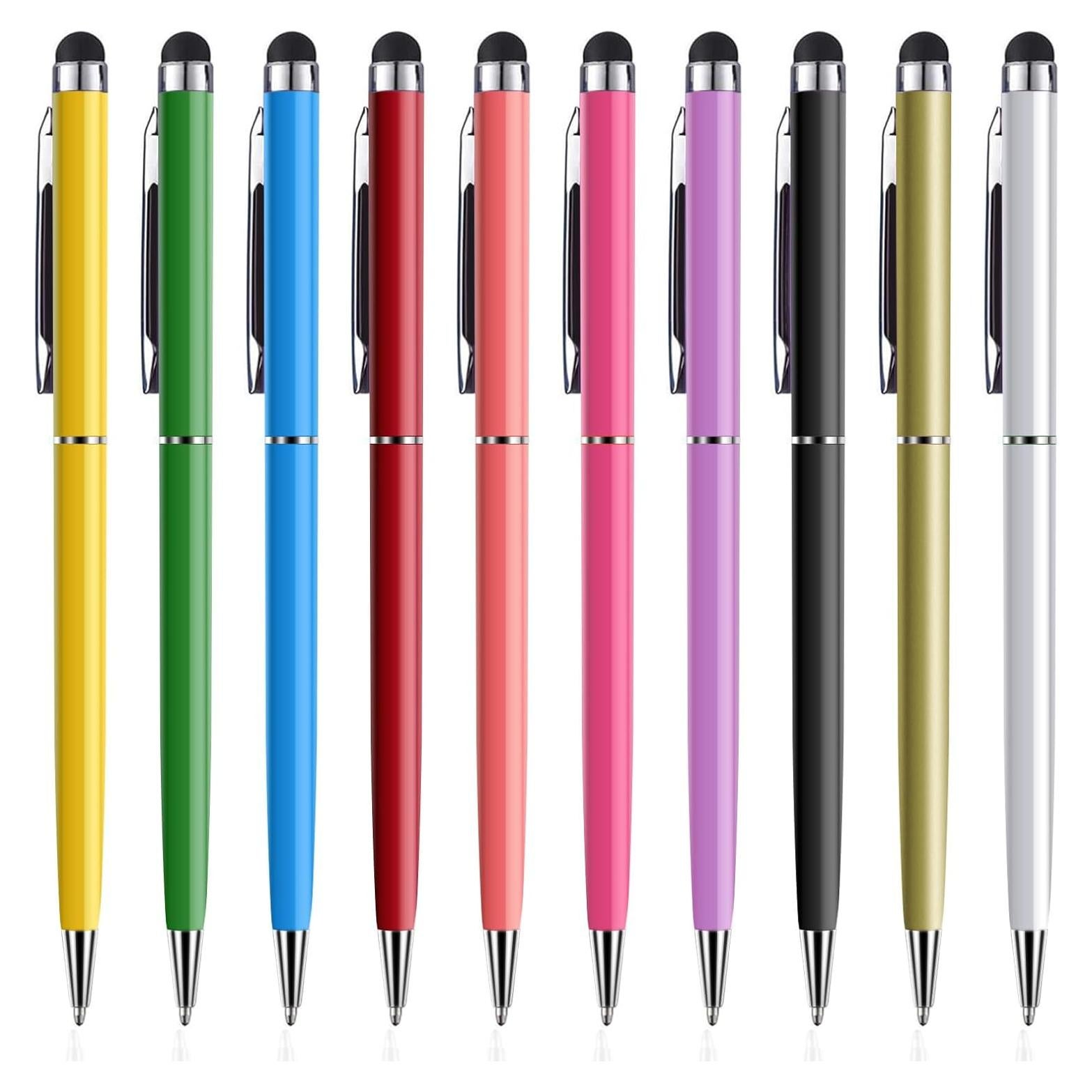 Bolígrafos Stylus 2 en 1 EVERRUSH, Paquete de 10, Alta Precisión