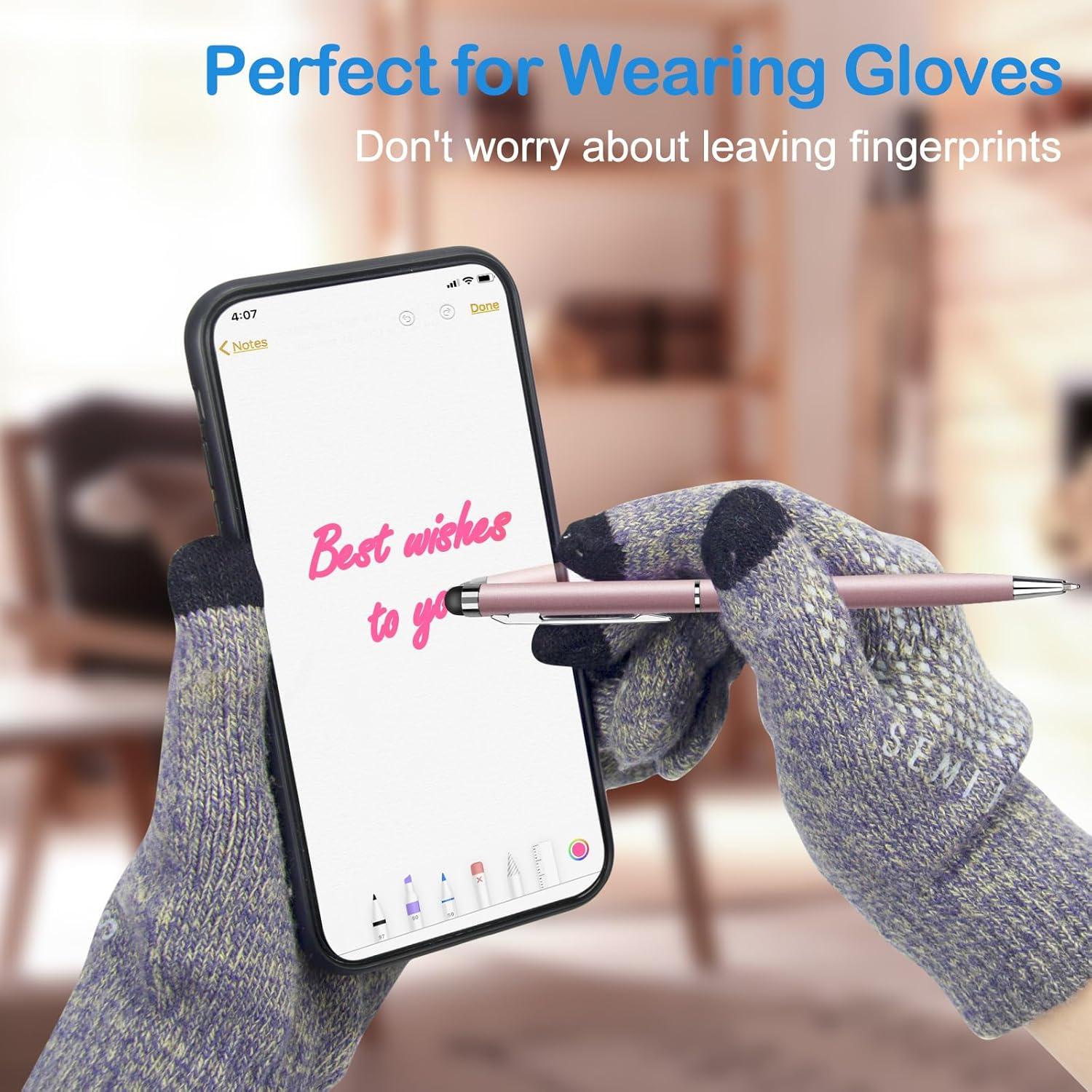 Bolígrafos Stylus 2 en 1 EVERRUSH, Paquete de 10, Alta Precisión