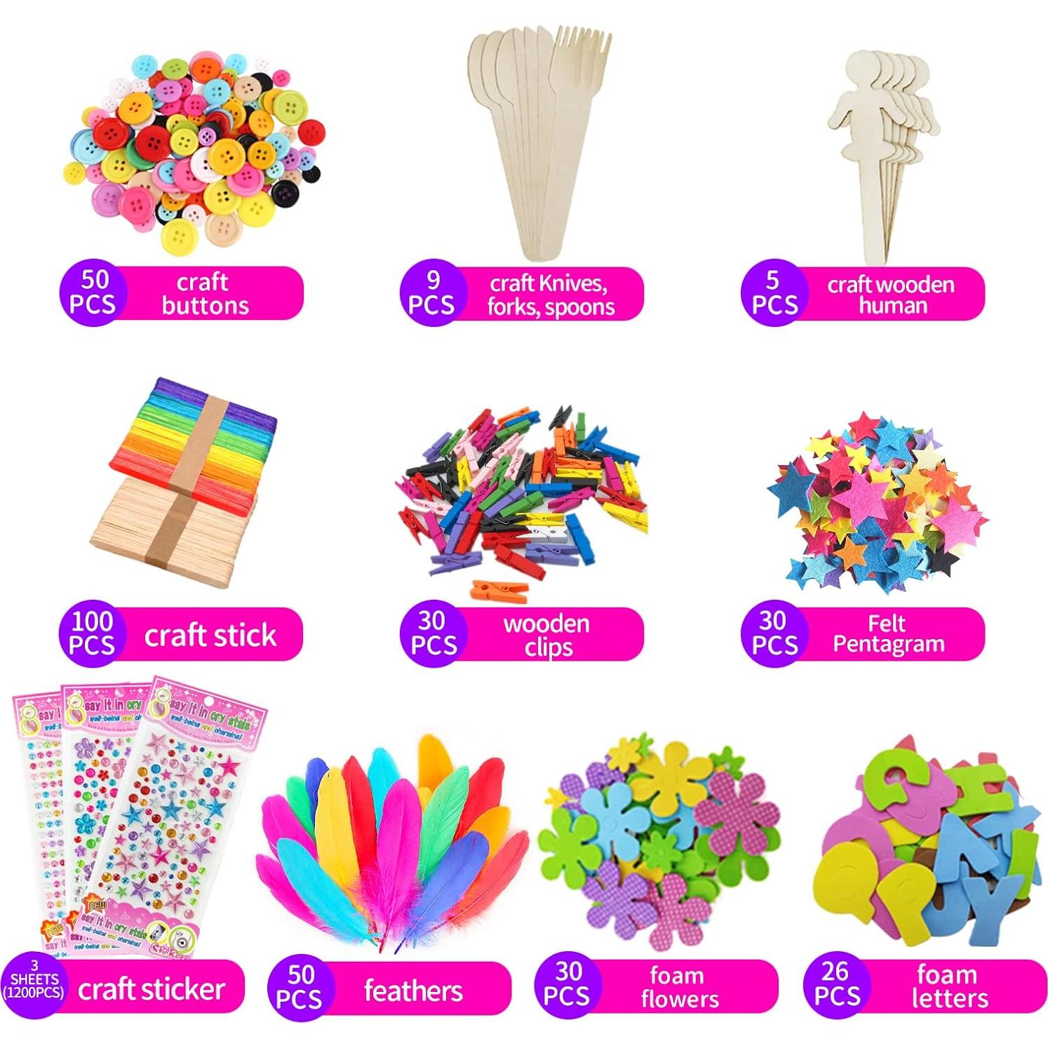 Set de Manualidades Itopstar 3000 Piezas para Niños 4-12 Años