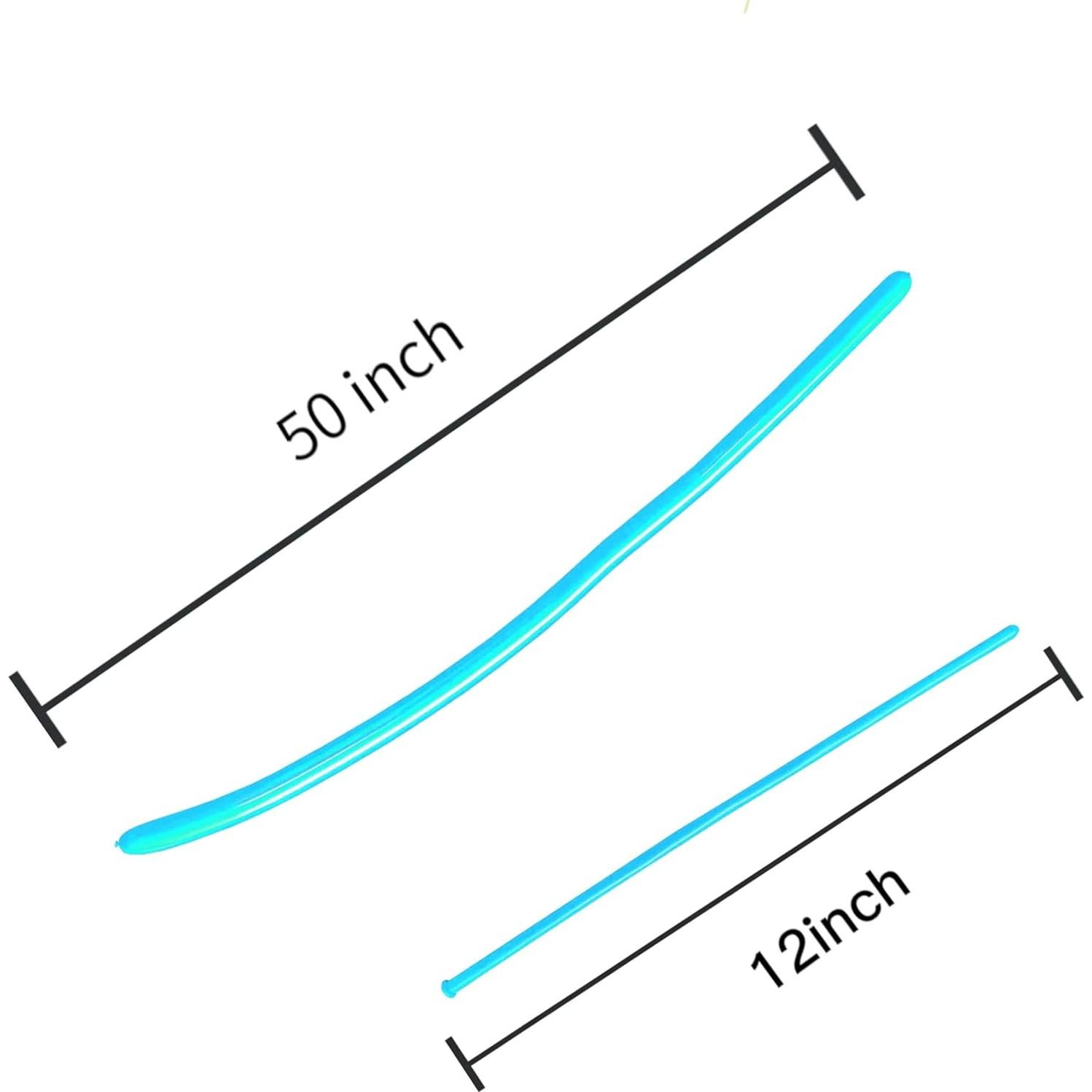 100 Globos Azul Bebé EBLLIWSM 30 cm para Fiestas y Cumpleaños