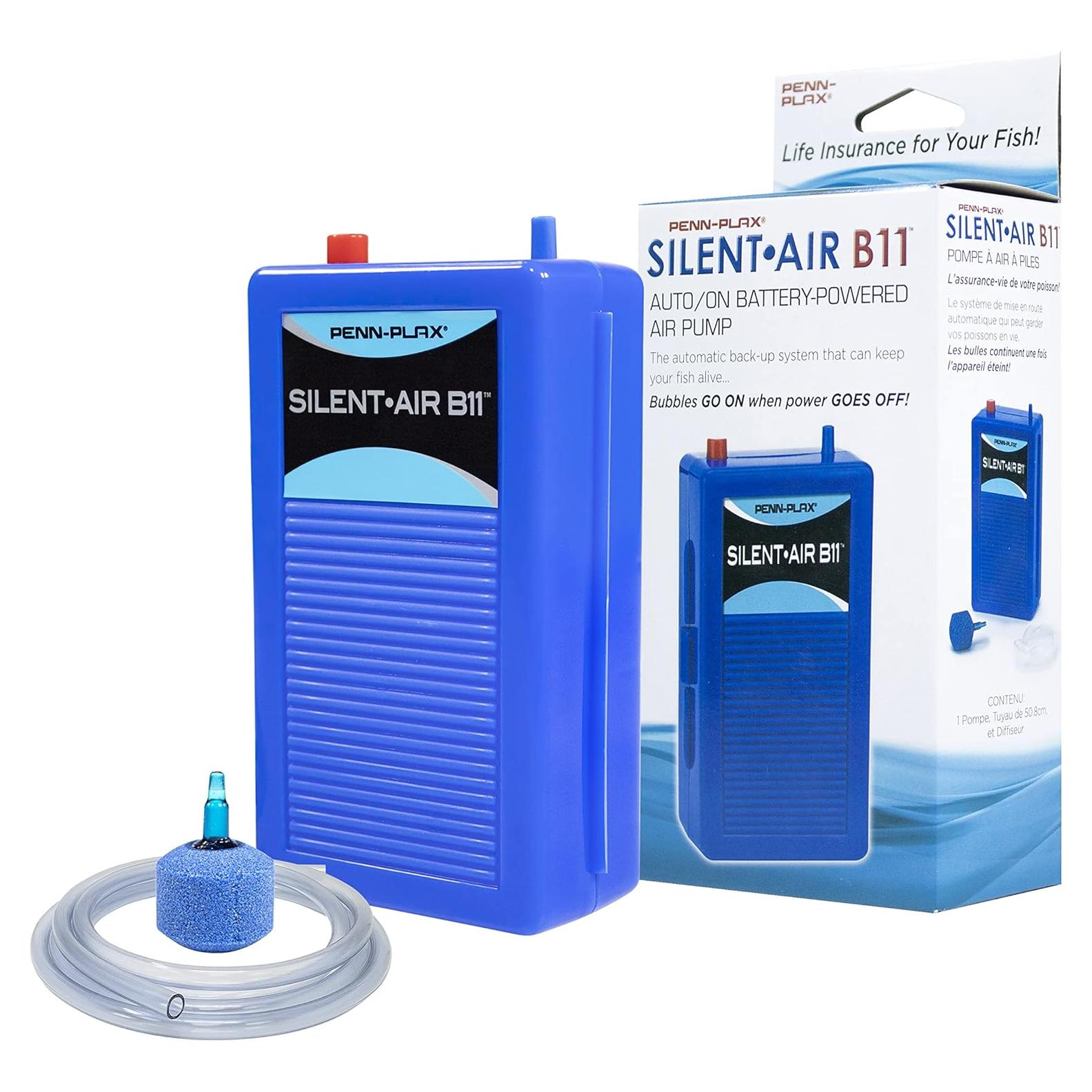 Bomba de Aire Silenciosa Penn Plax SAB11 para Acuarios 29L