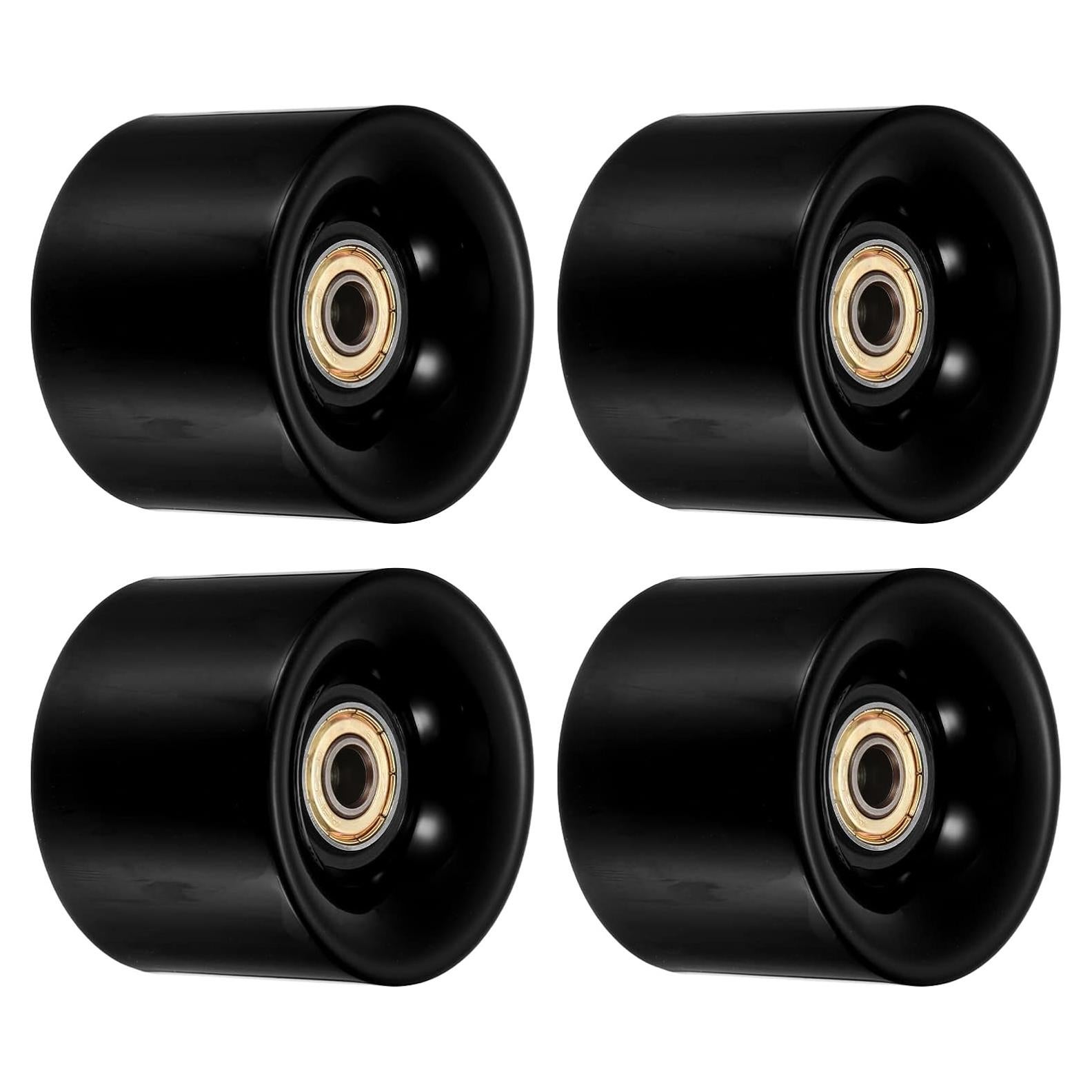 Ruedas de Longboard PATIKIL 45x60mm PU ABEC-11 Negras