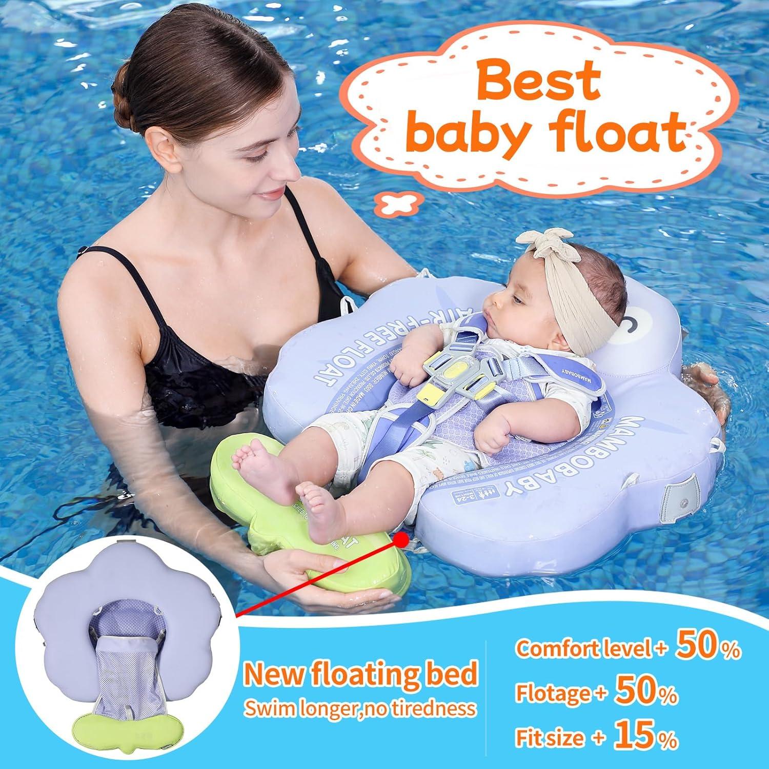 Flotador de Natación para Bebés Mambobaby con Dosel Solar