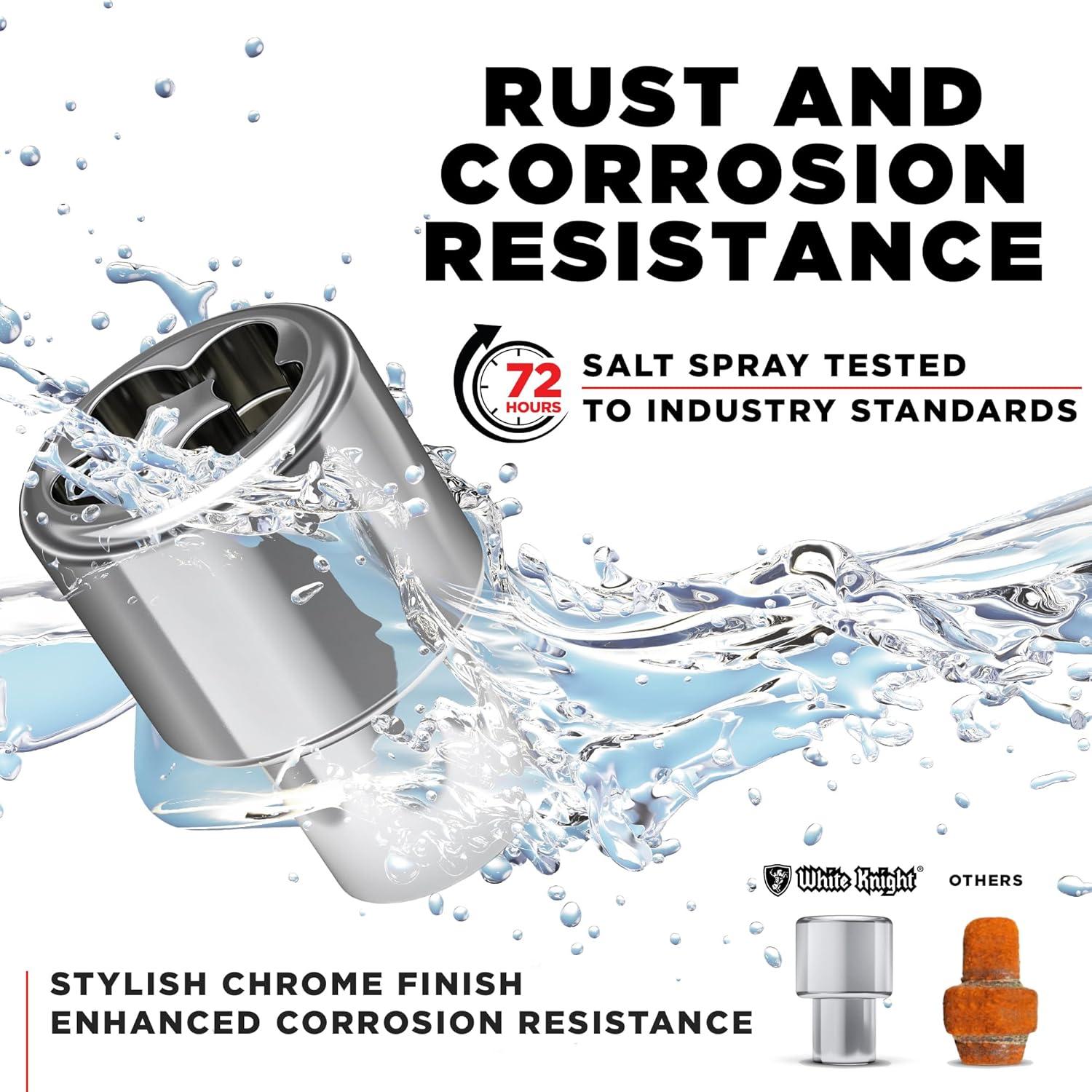 Conjunto de Bloqueo de Rueda Antirrobo White Knight 42410