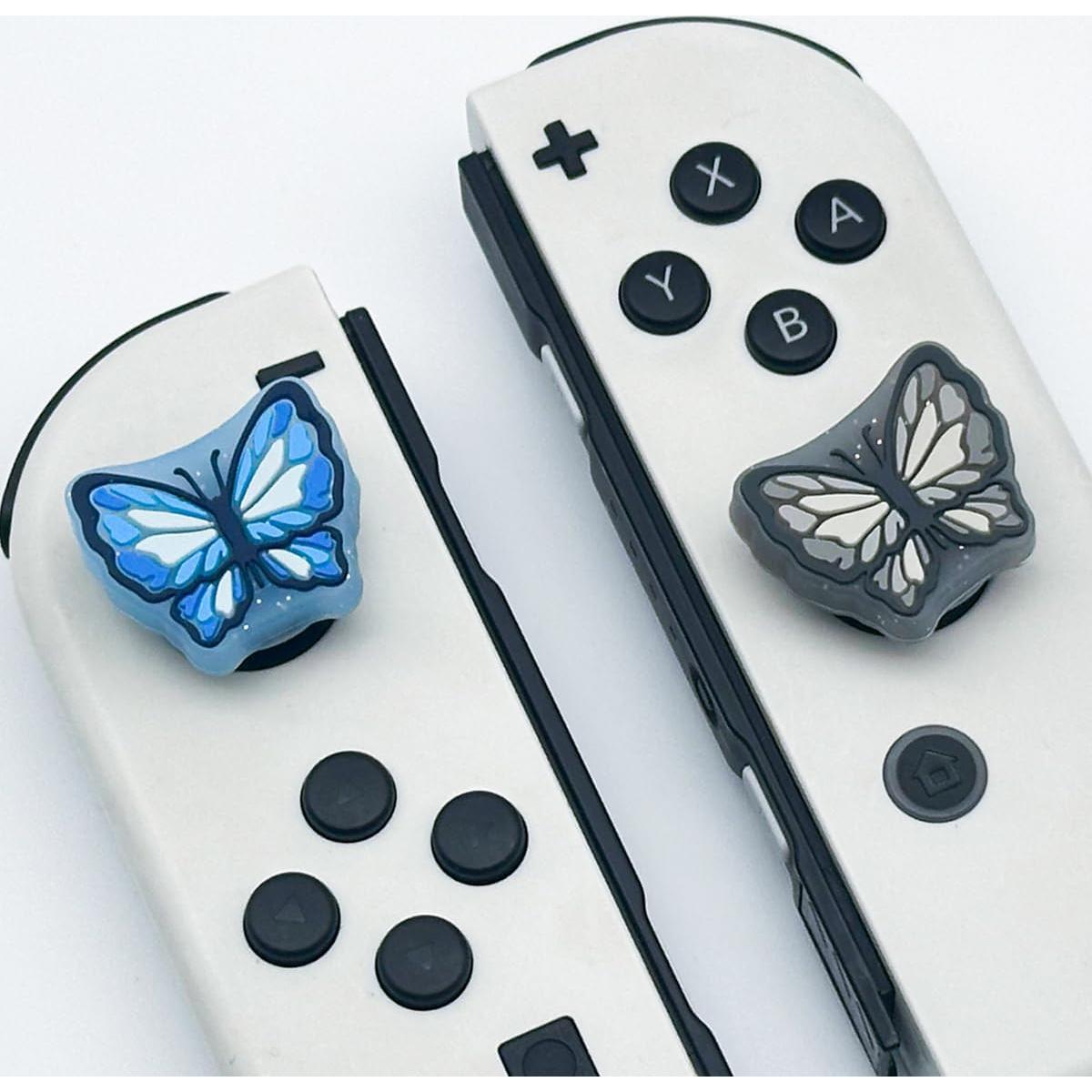 Tapas de agarre de pulgar Joycon BUNBOO - Silicona Fluorescente 4PCS