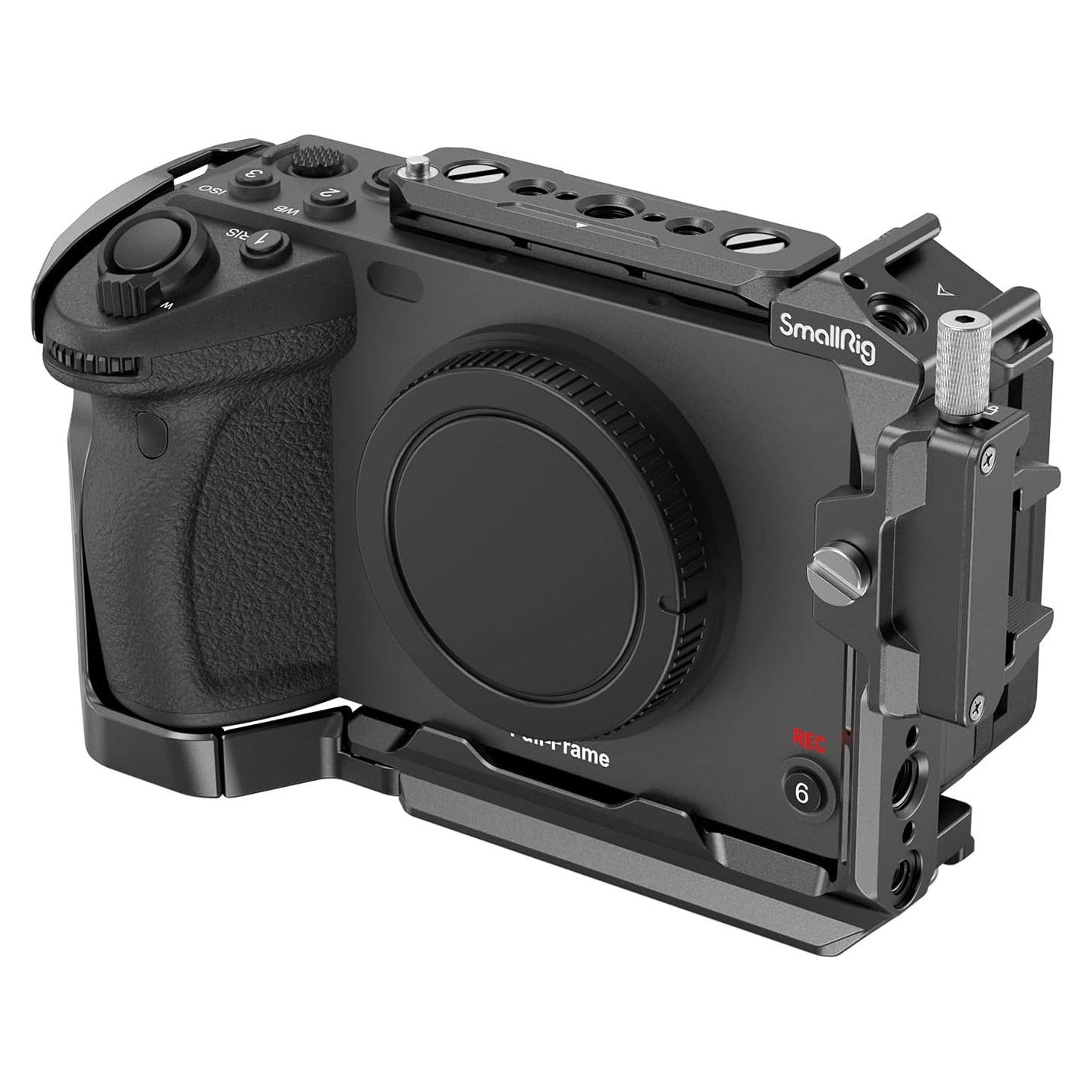 Cage para Sony FX30 FX3 con Abrazadera HDMI y Riel NATO