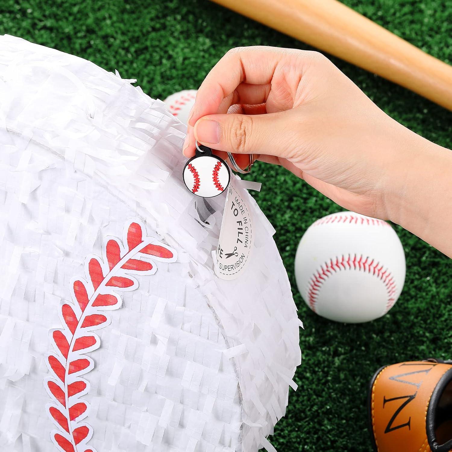 Piñata de Béisbol Deekin con Palo, Antifaz y Confeti