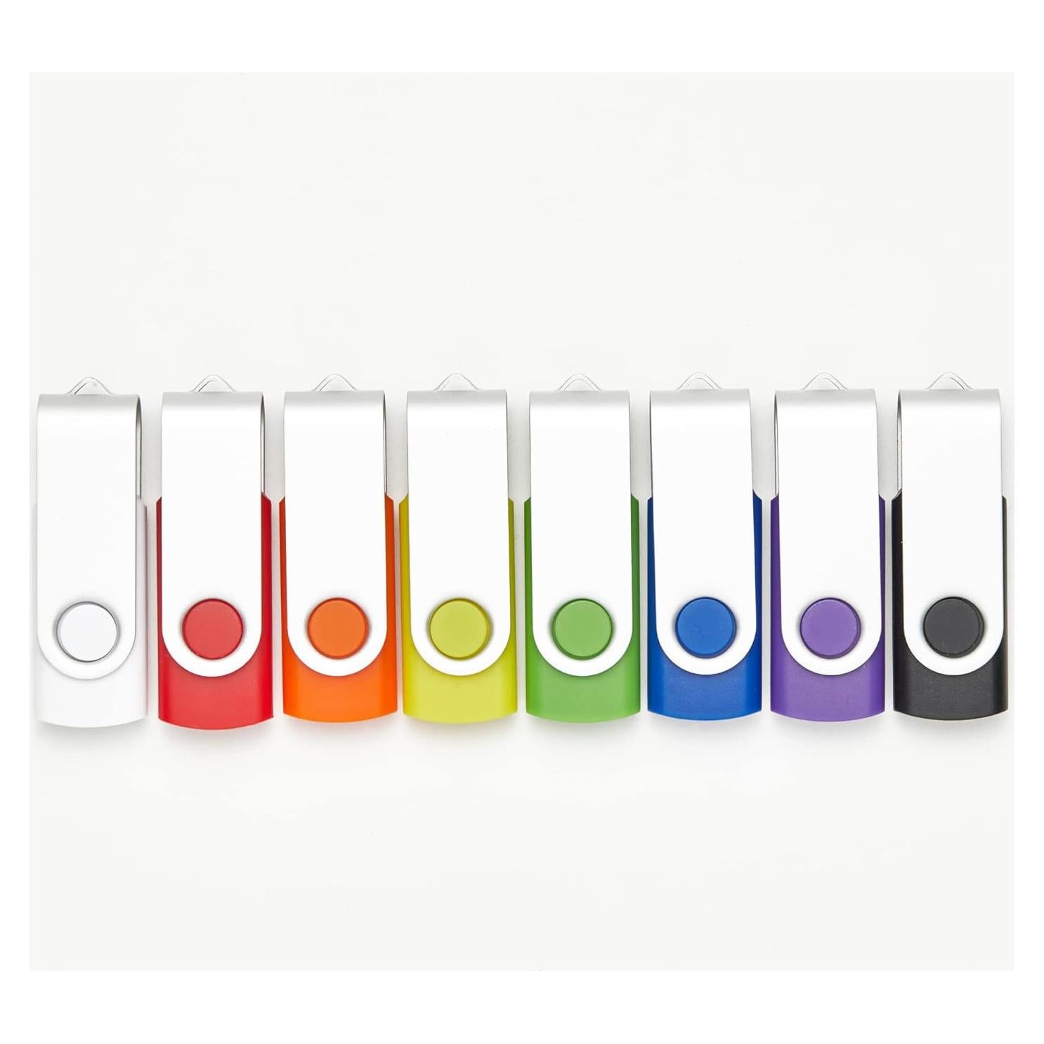 Paquete de 5 unidades USB 2.0 REWBOAT 128MB colores aleatorios